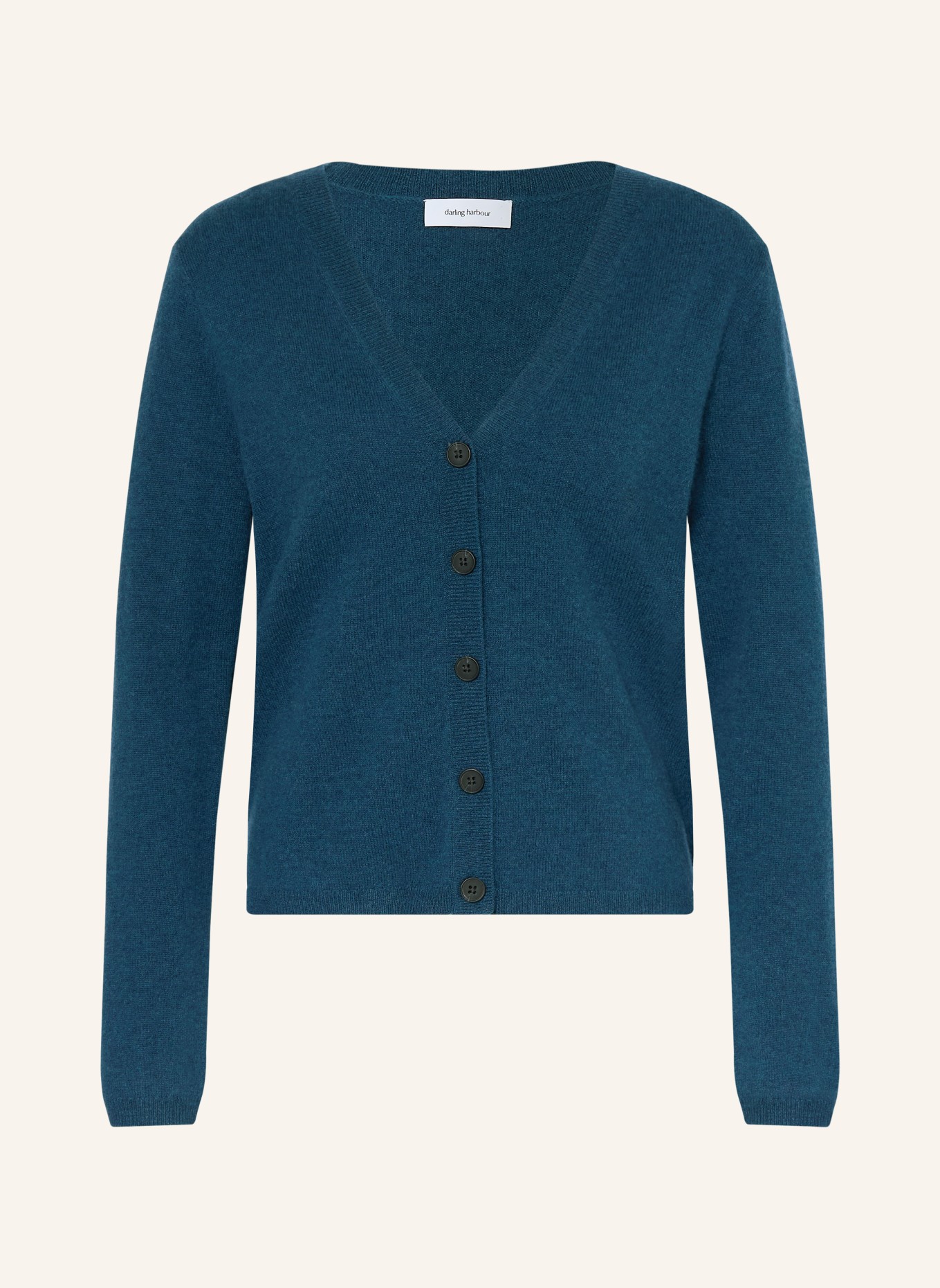 darling harbour Kasjmier vest: petrol melange