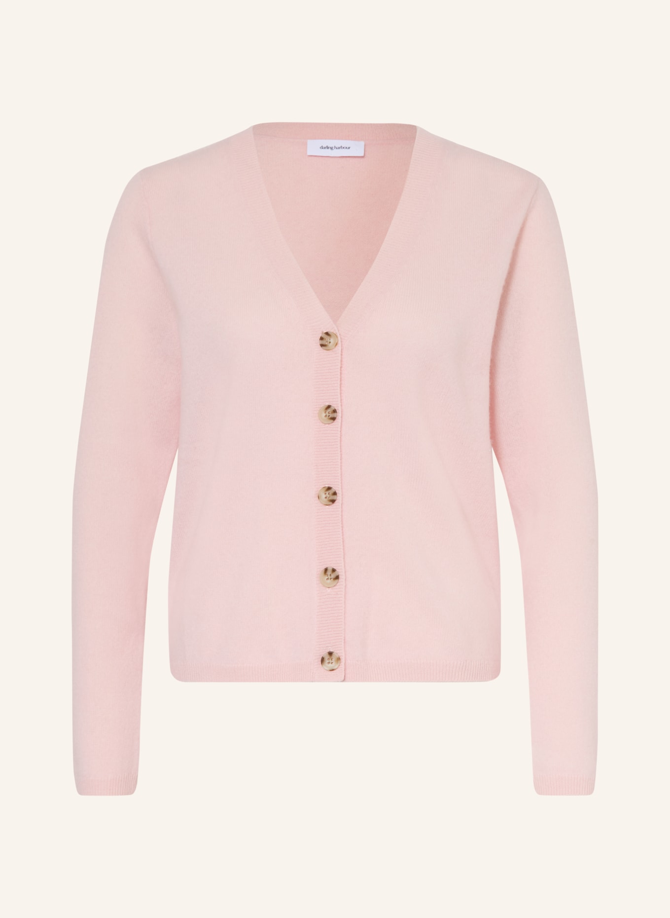 darling harbour Cashmere cardigan: ROSE