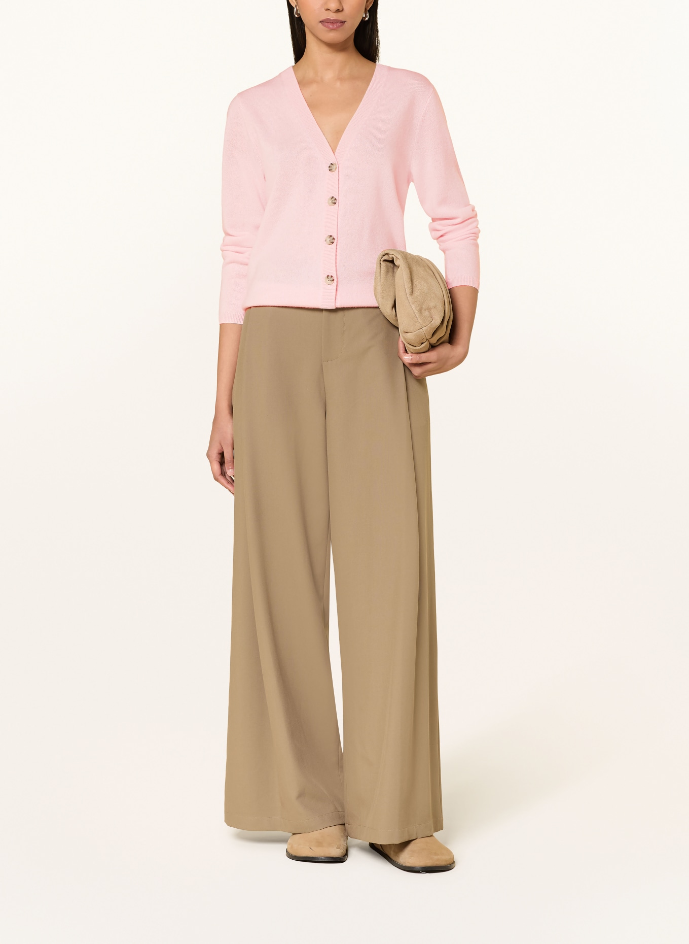 darling harbour Cashmere cardigan: ROSE