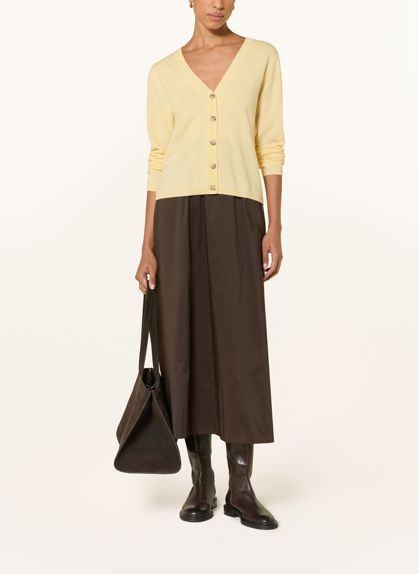 darling harbour Cardigan en cachemire: VANILLA