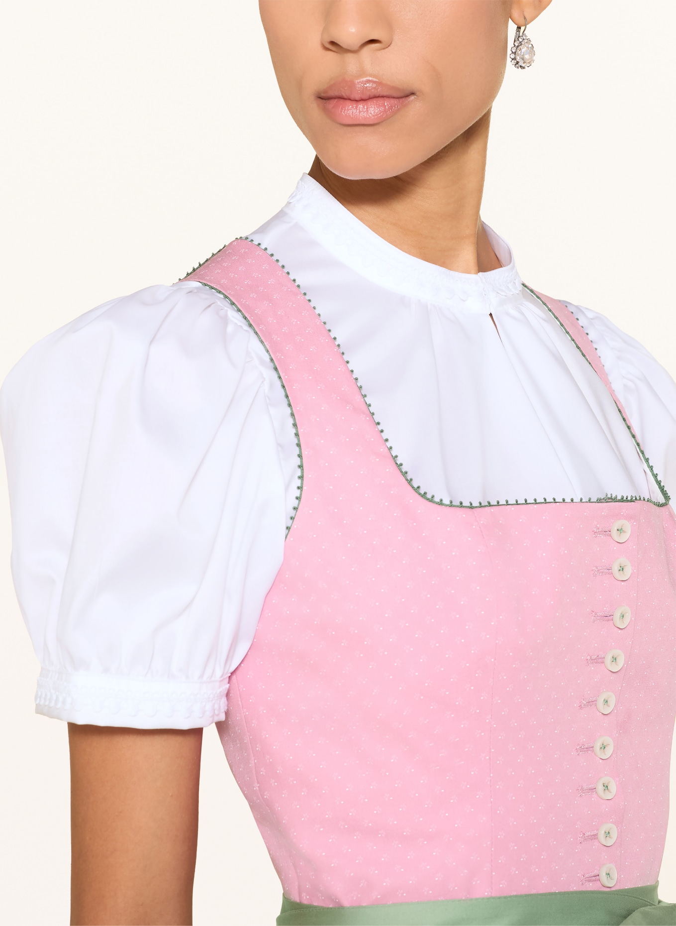 WALDORFF Dirndlbluse: WEISS