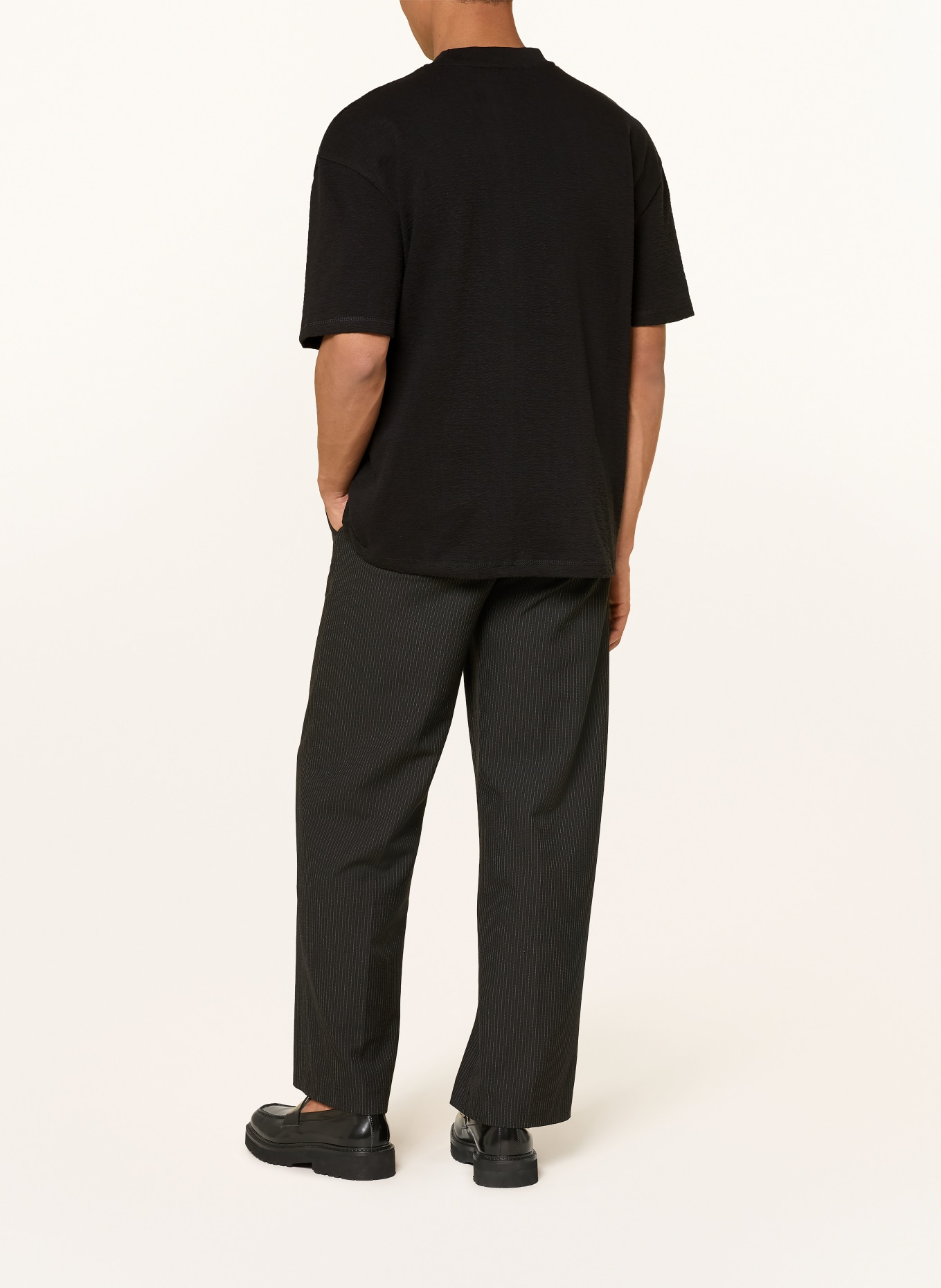 PEGADOR Oversized-Shirt SIGNAR: SCHWARZ