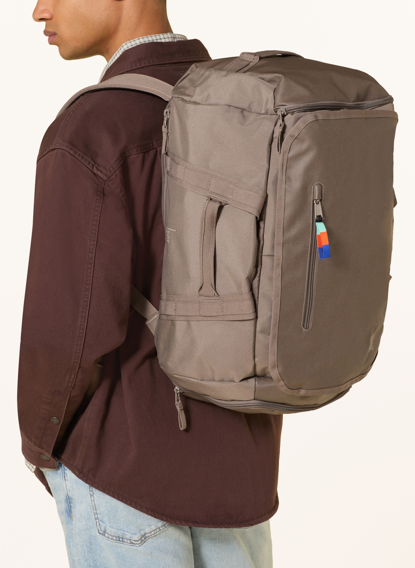 GOT BAG Geantă de călătorie DUFFLE PACK 39 l cu compartiment pentru laptop: TAUPE