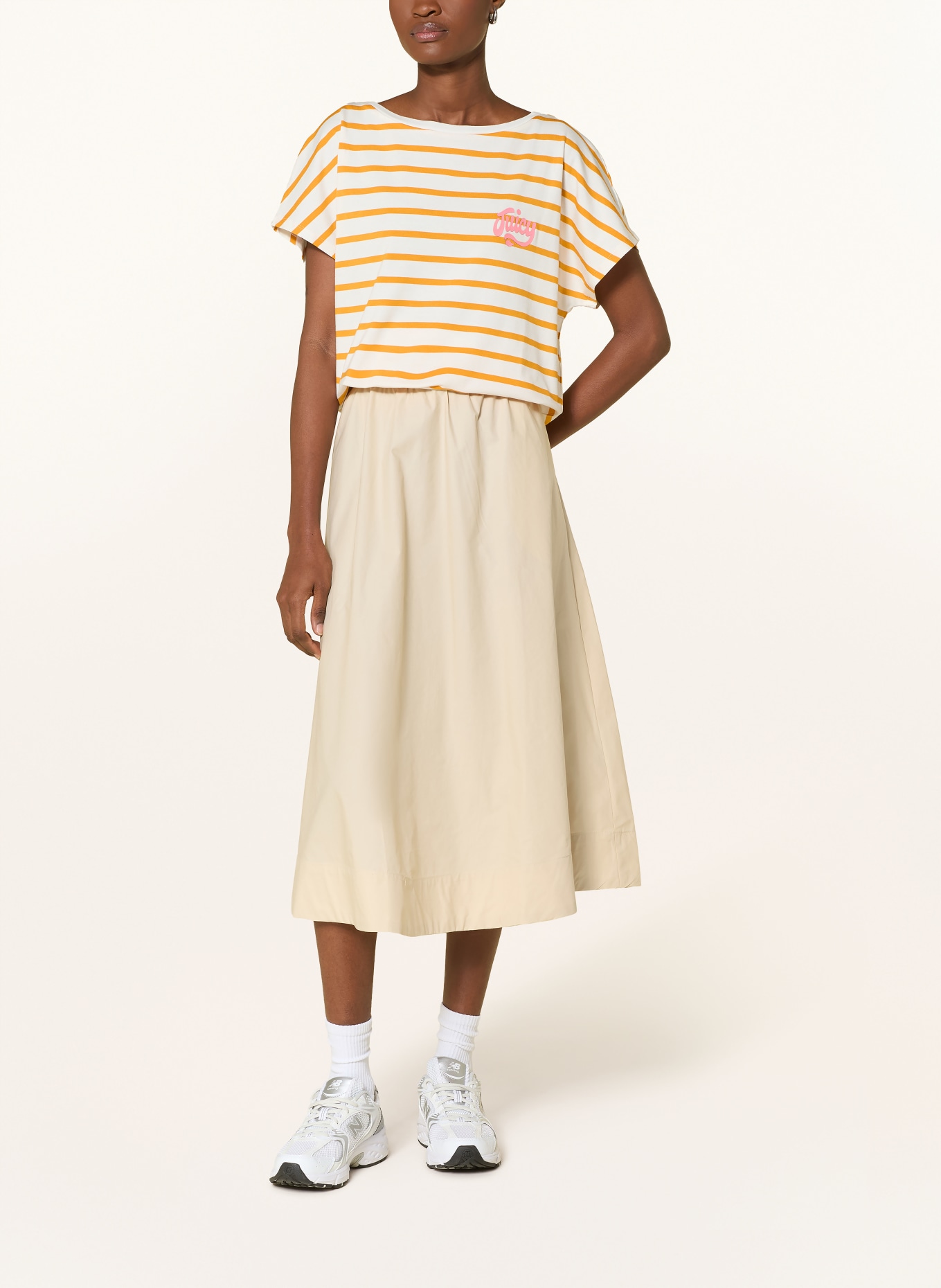 Miss Lagotte T-shirt: ECRU / DARK YELLOW