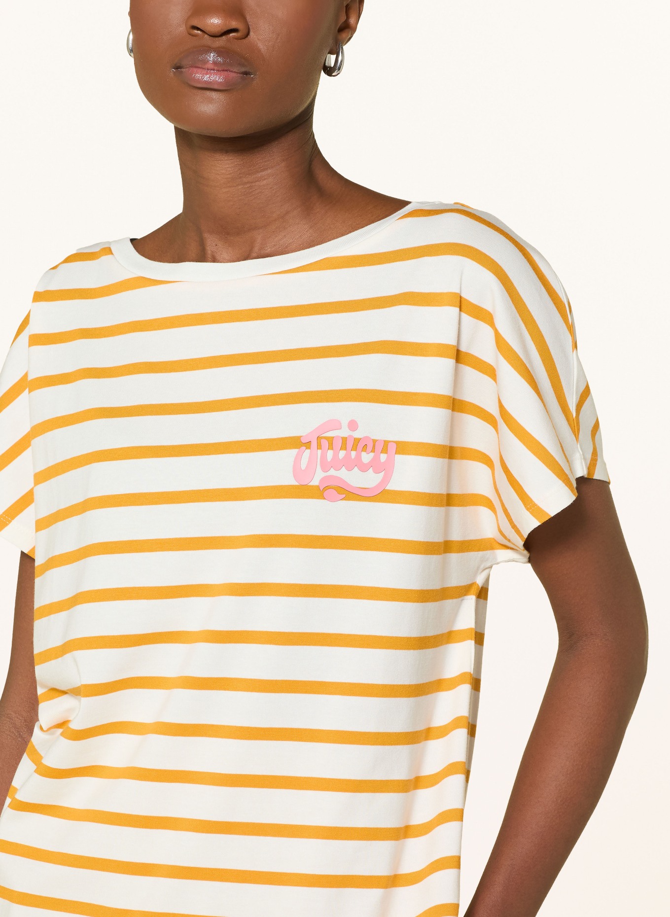 Miss Lagotte T-shirt: ECRU / DARK YELLOW