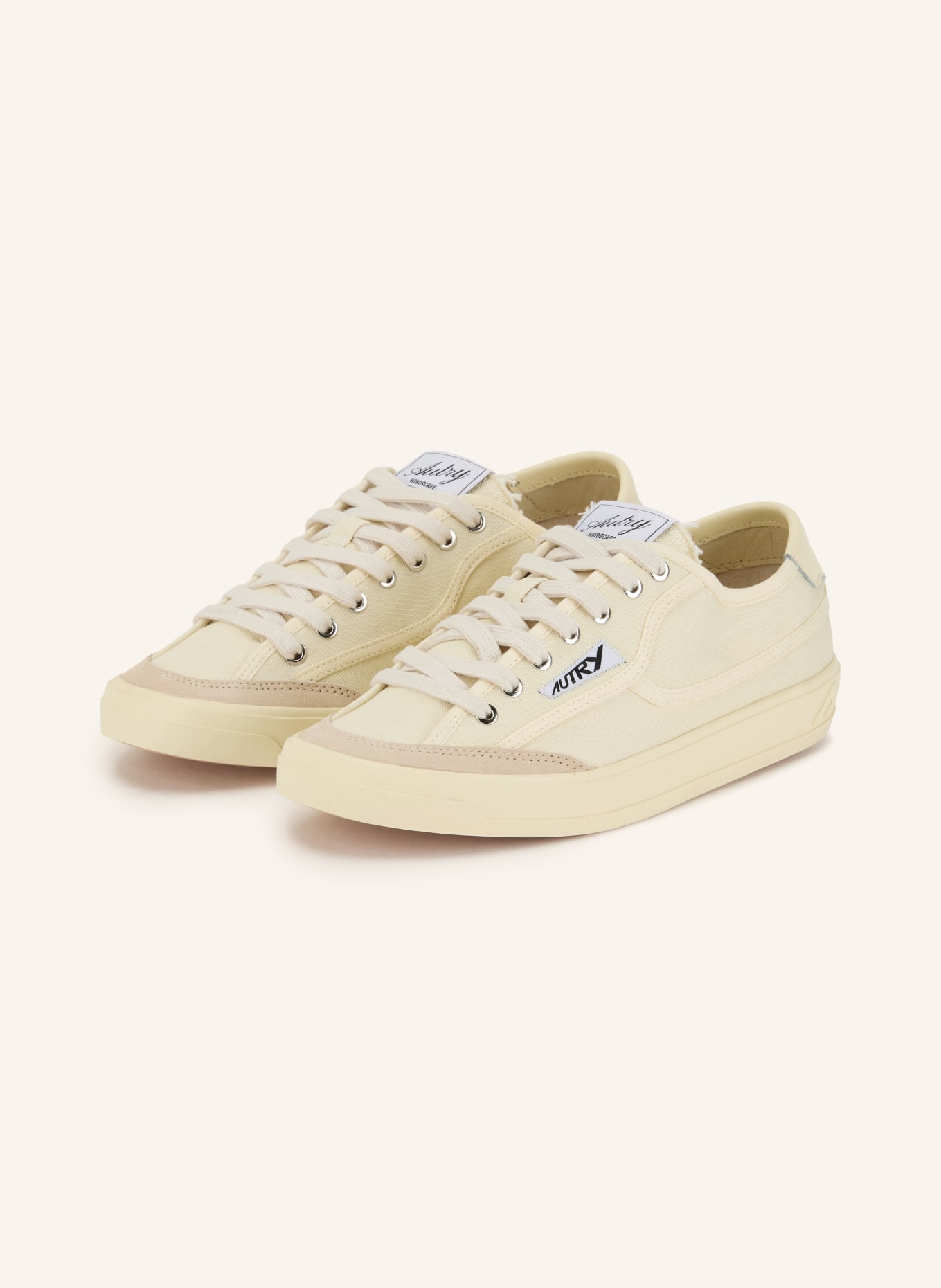 AUTRY Sneaker WINDSCAPE LOW: BEIGE / WIT / ZWART