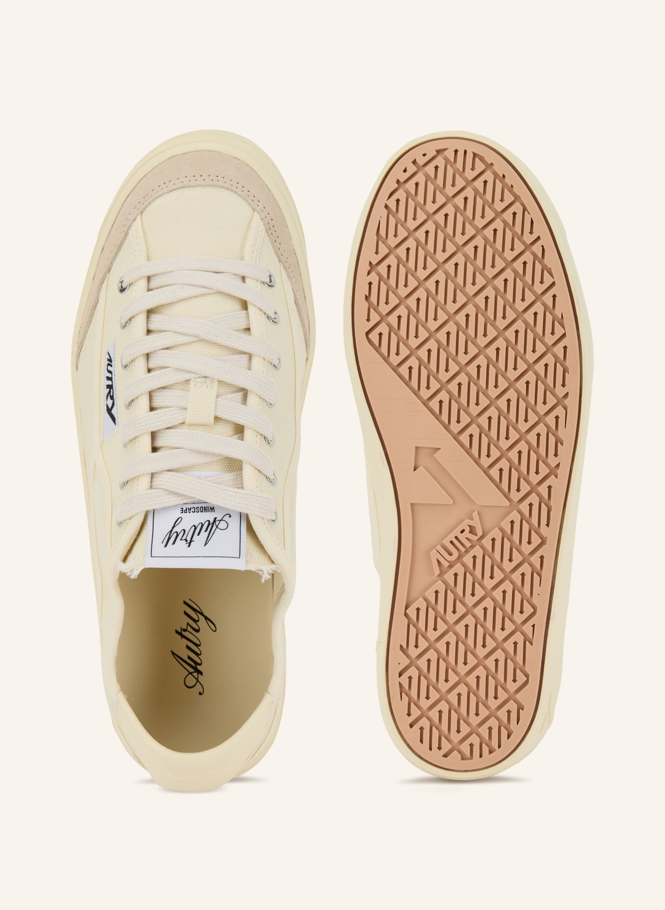 AUTRY Sneaker WINDSCAPE LOW: BEIGE / WIT / ZWART