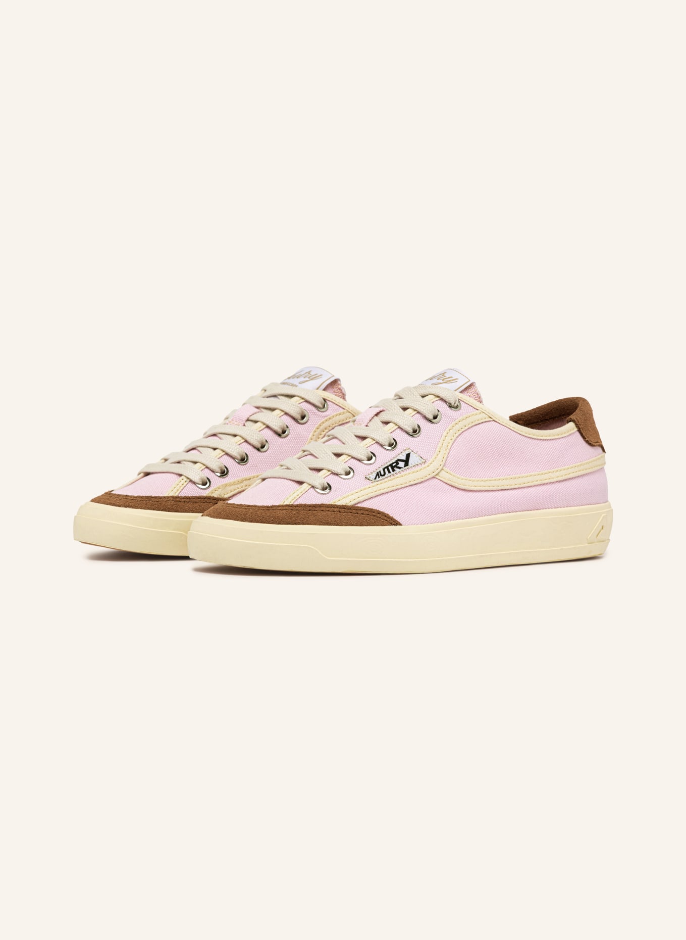 AUTRY Sneaker WINDSCAPE LOW: ROSA / BRAUN / CREME