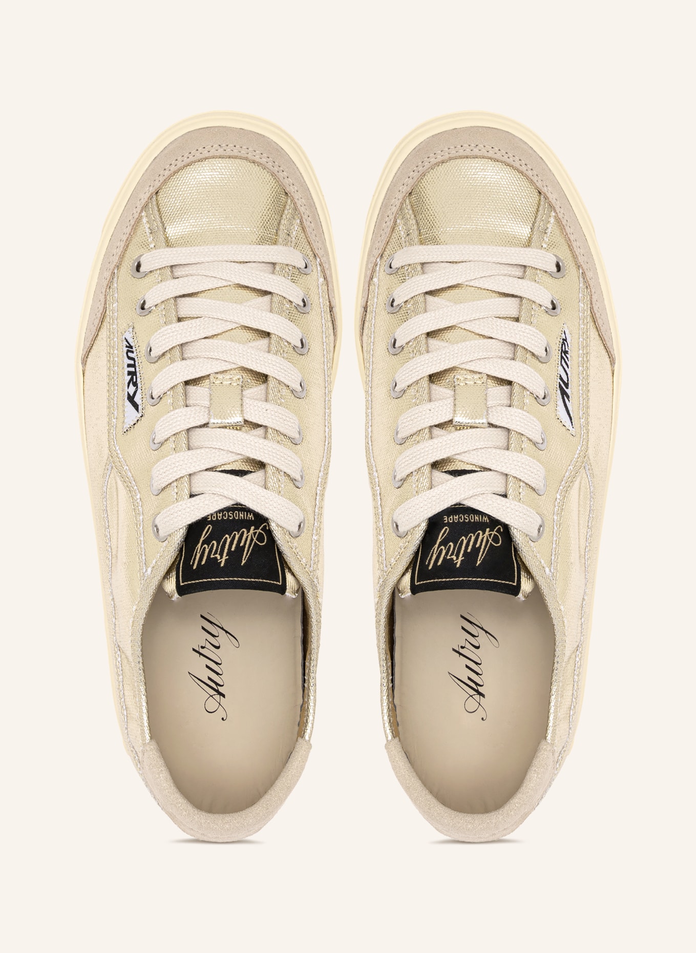 AUTRY Tenisky WINDSCAPE LOW CU: ZLATÁ / ČERNÁ