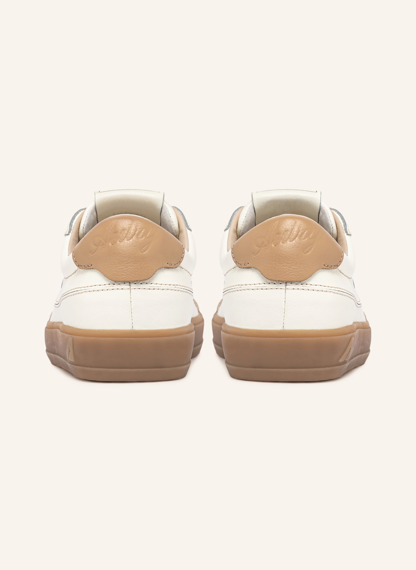 AUTRY Baskets WINDSCAPE LOW UK: CRÈME / MARRON CLAIR