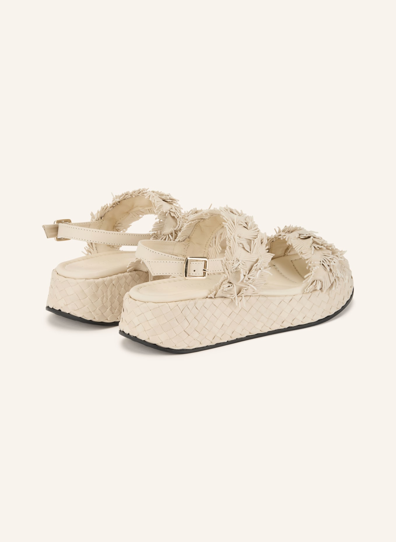 PONS QUINTANA Plateausandalen MAUI: LICHTGRIJS