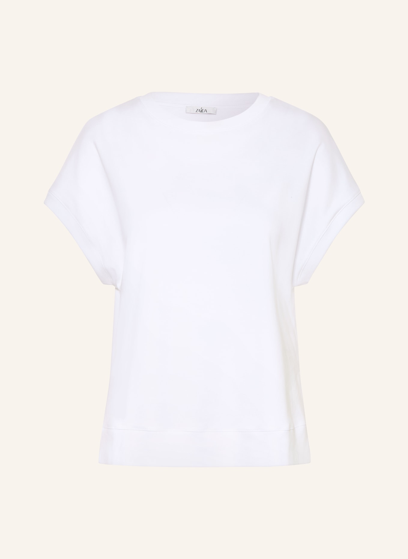 ZAÍDA Sweatshirt: WHITE