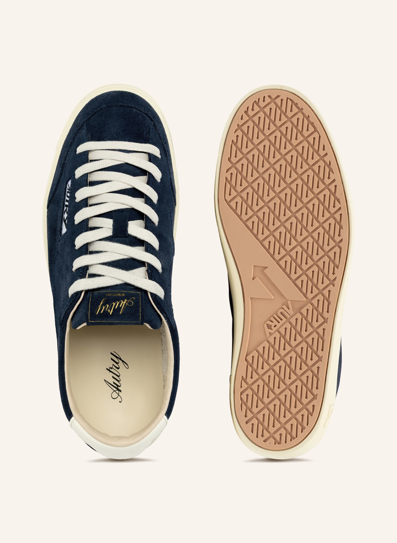 AUTRY Sneaker WINDSCAPE: DUNKELBLAU / ECRU