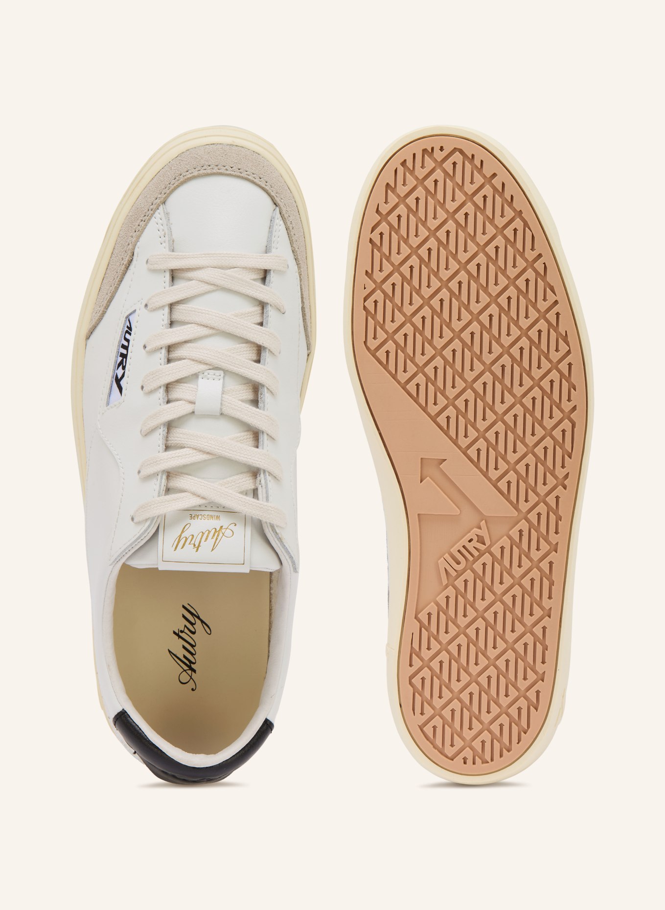 AUTRY WINDSCAPE Sneakers: WHITE / BLACK