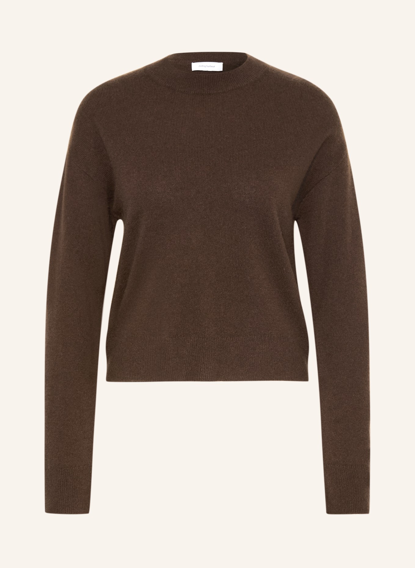 darling harbour Cashmere sweater: DARK BROWN
