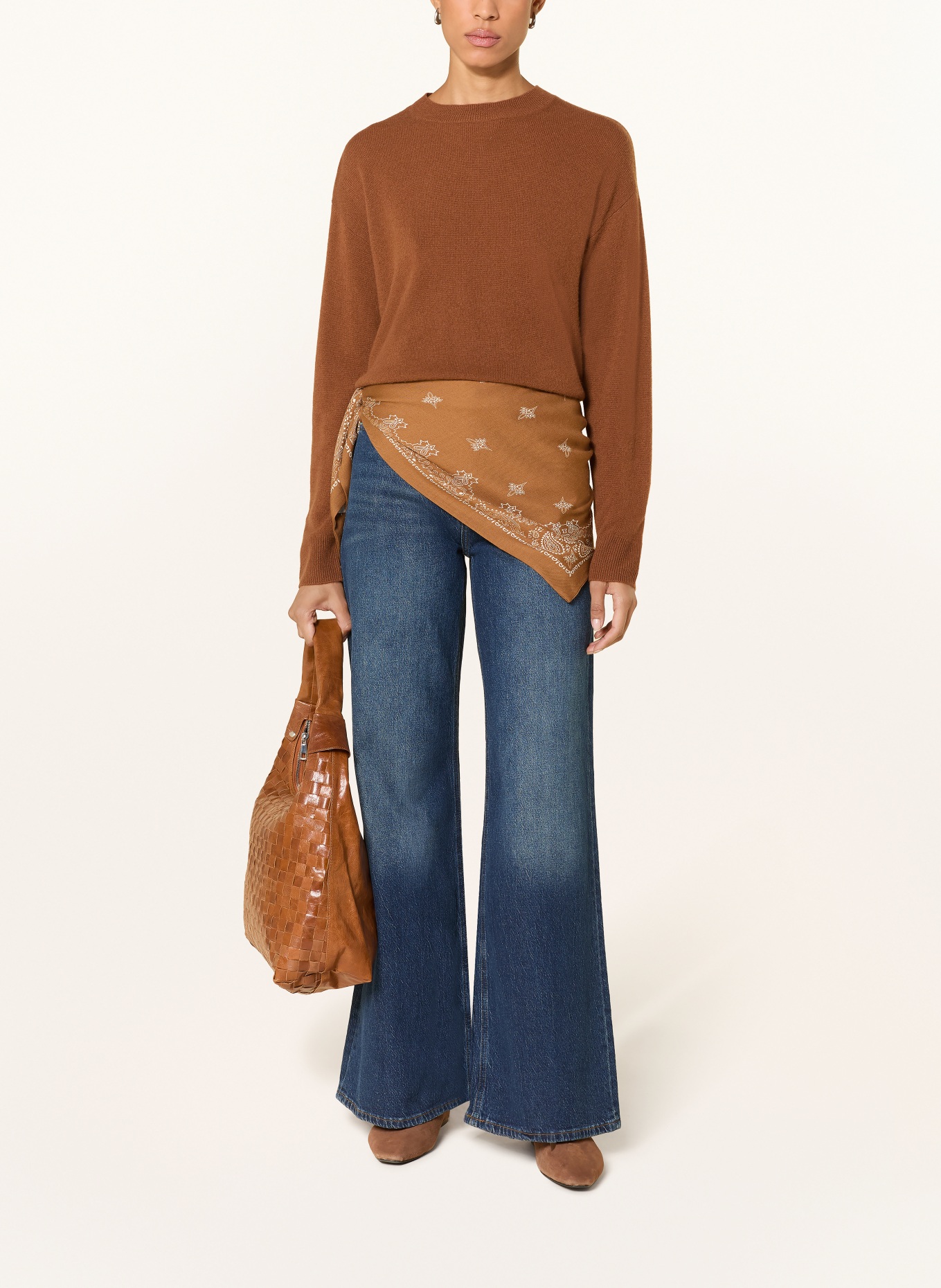 darling harbour Cashmere-Pullover: TOFFEE