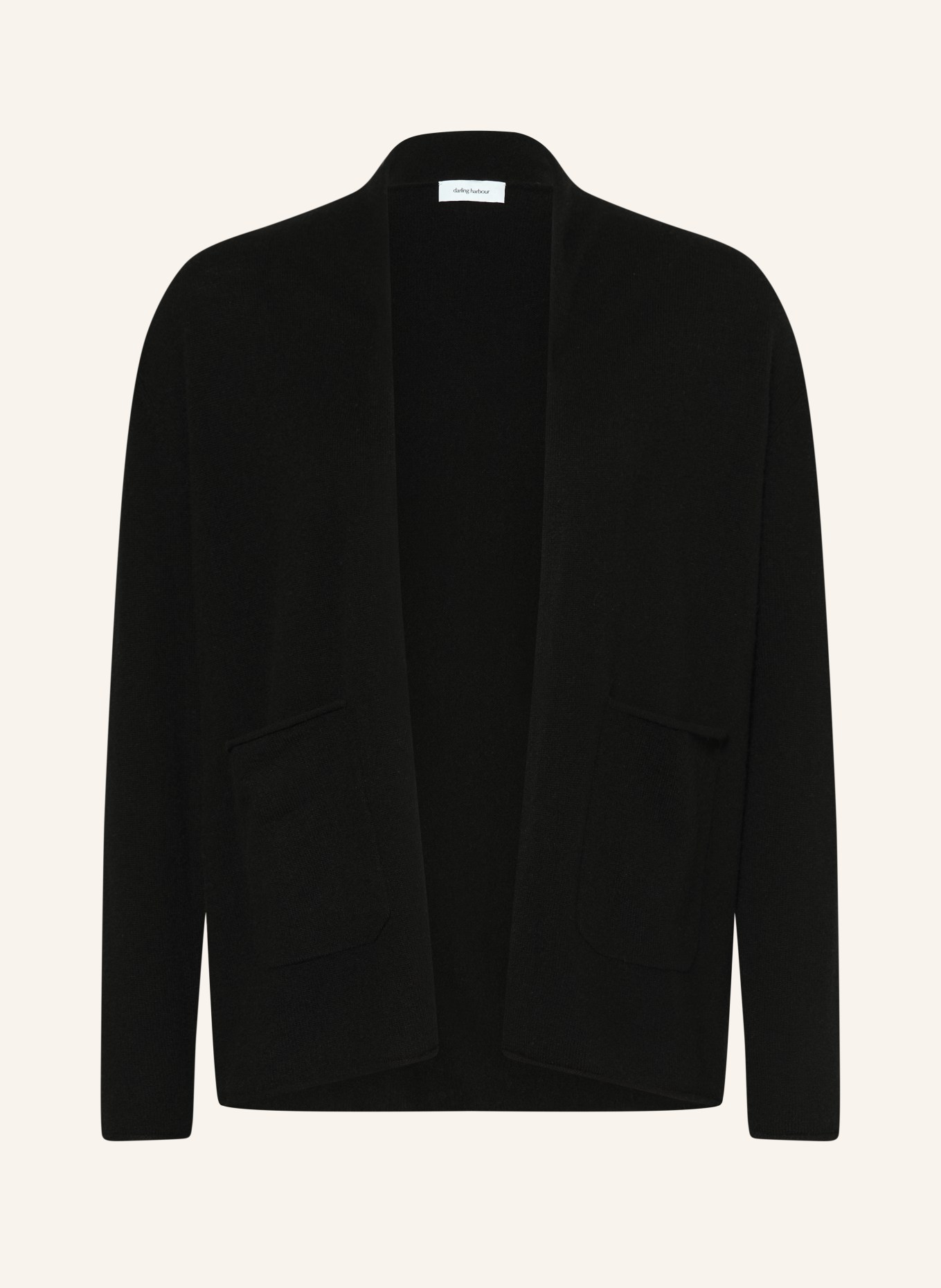 darling harbour Strickhülle aus Cashmere: BLACK