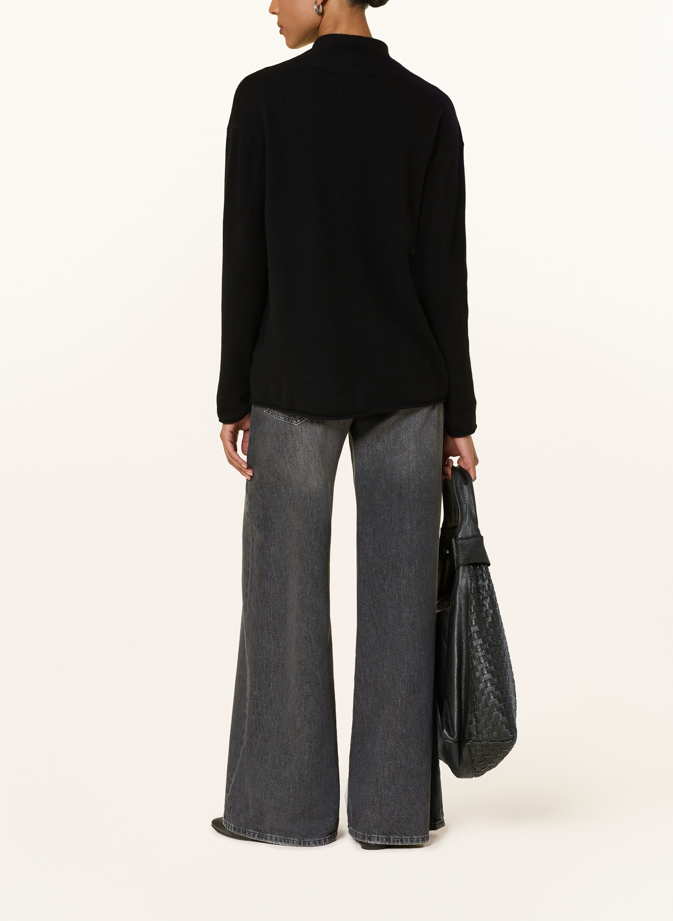 darling harbour Strickhülle aus Cashmere: BLACK