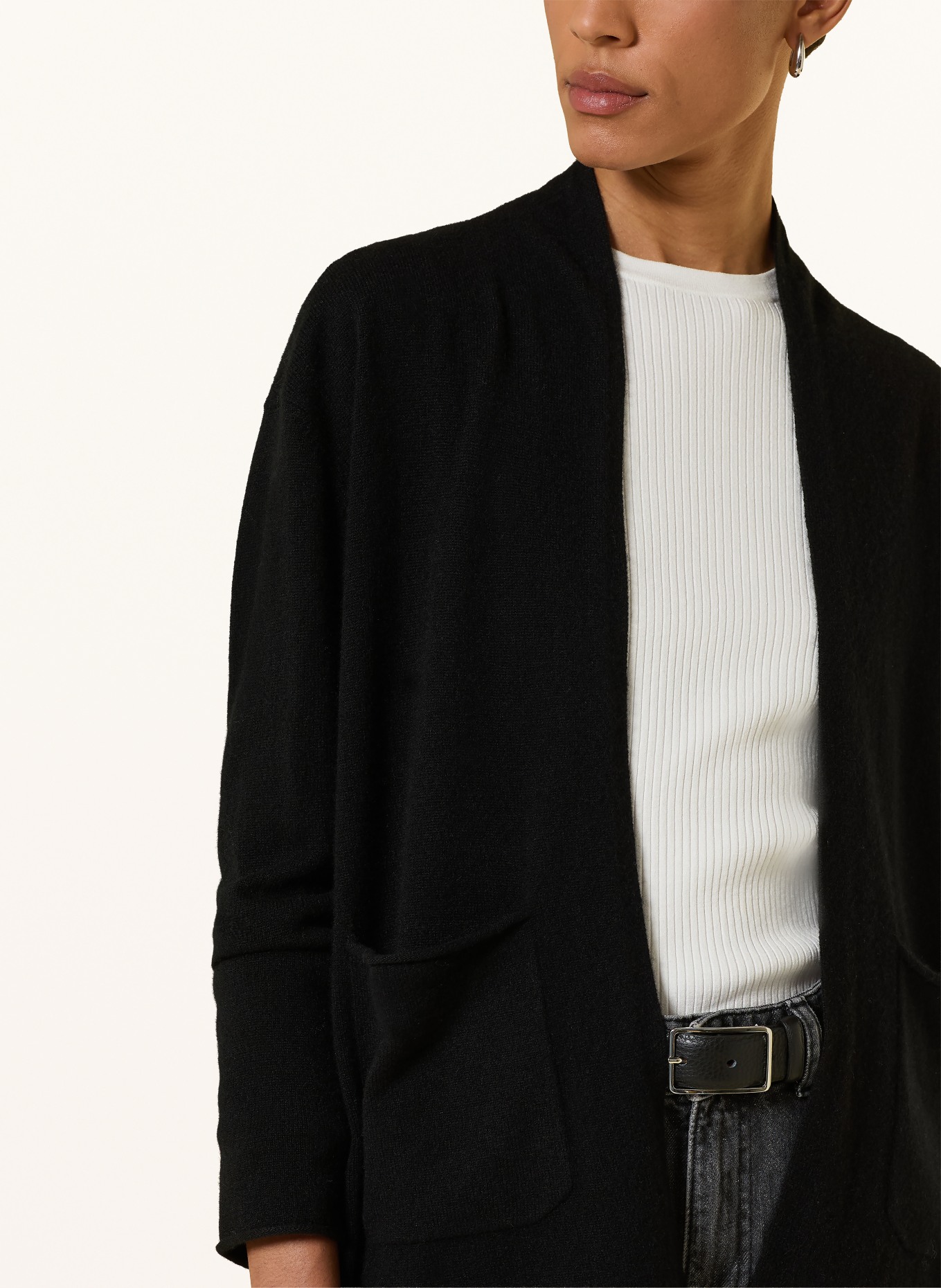 darling harbour Strickhülle aus Cashmere: BLACK