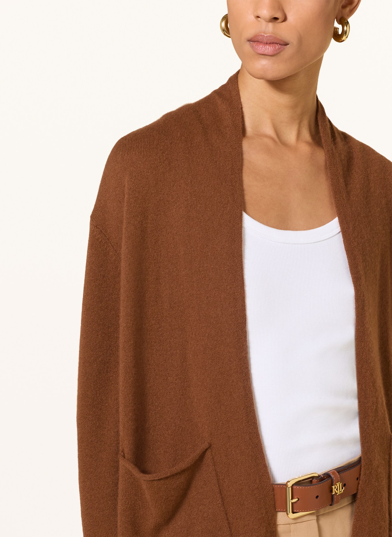 darling harbour Strickhülle aus Cashmere: BRAUN