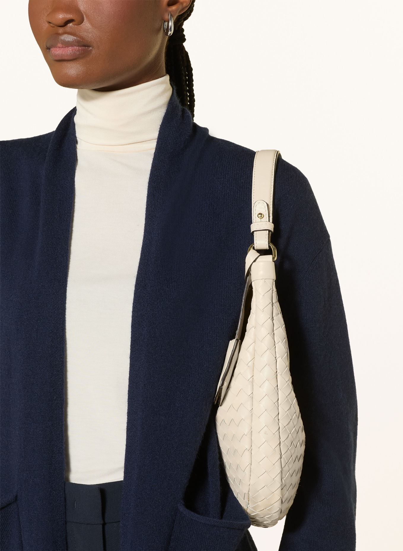 darling harbour Strickhülle aus Cashmere: NAVY