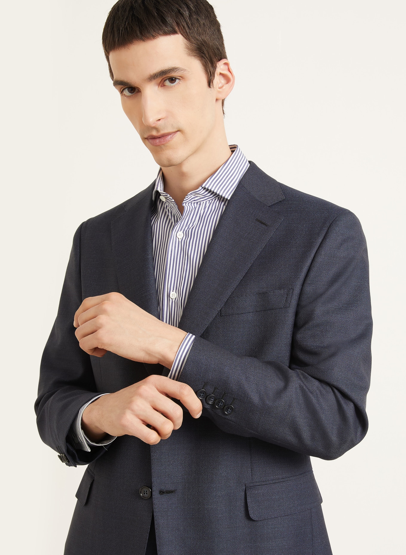 Brioni Anzug TREVI Slim Fit: DUNKELBLAU