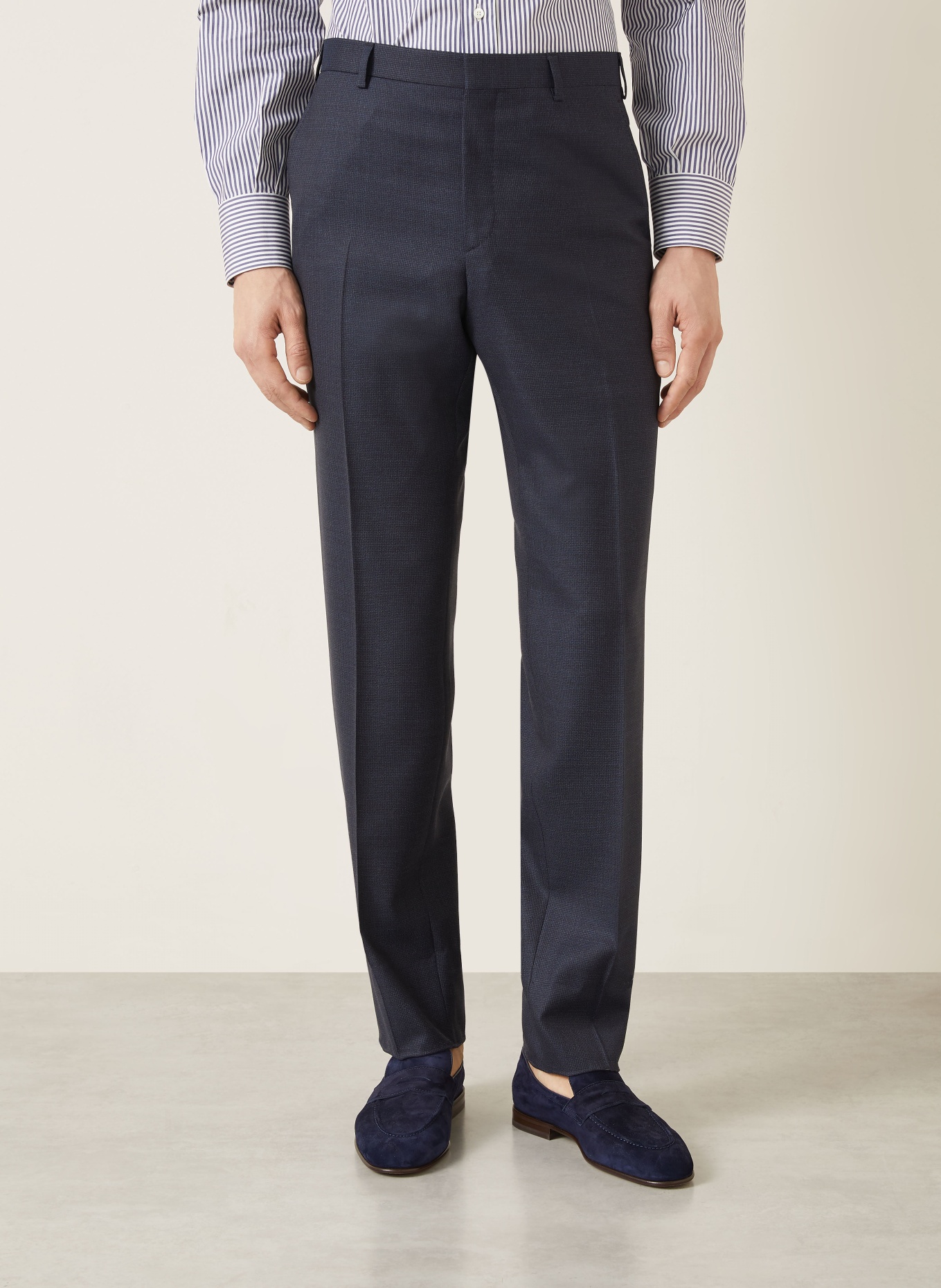 Brioni Anzug TREVI Slim Fit: DUNKELBLAU