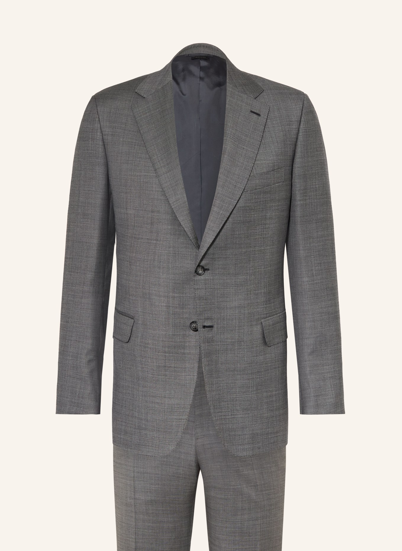 Brioni Garnitur TREVI o kroju slim fit: SZARY
