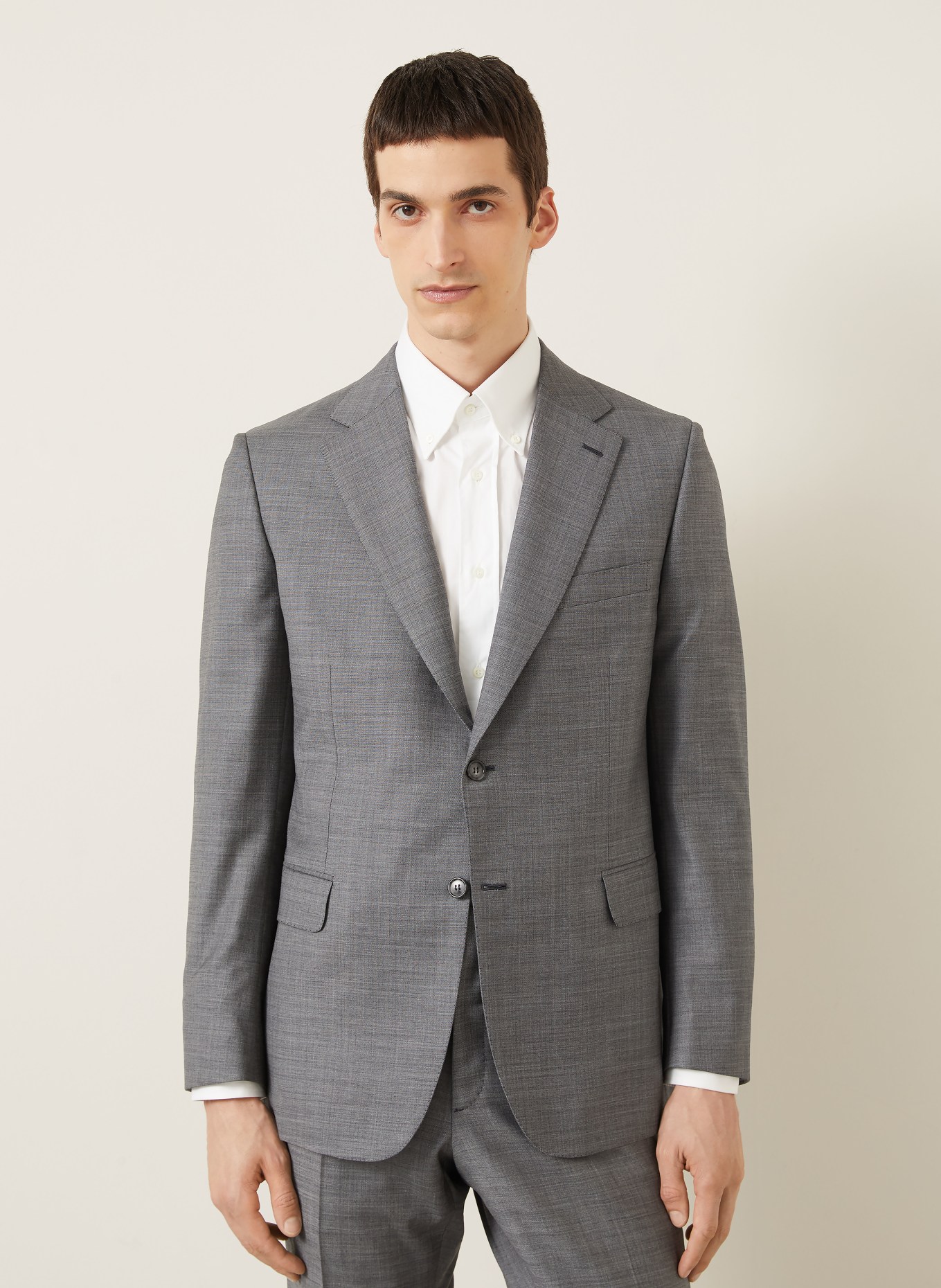 Brioni Garnitur TREVI o kroju slim fit: SZARY