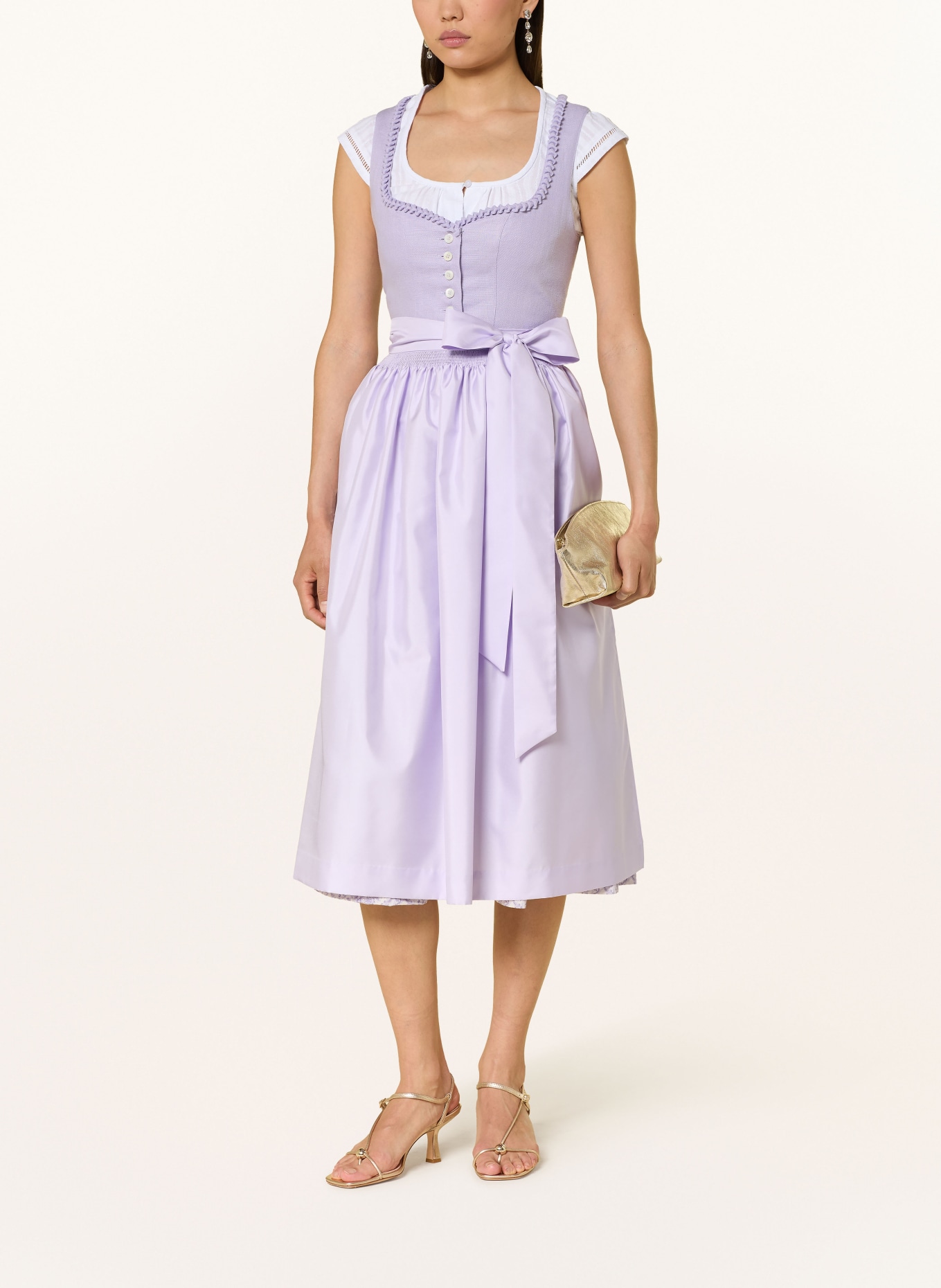 Hammerschmid Bluzka dirndl BIANKA: BIAŁY / BIAŁY