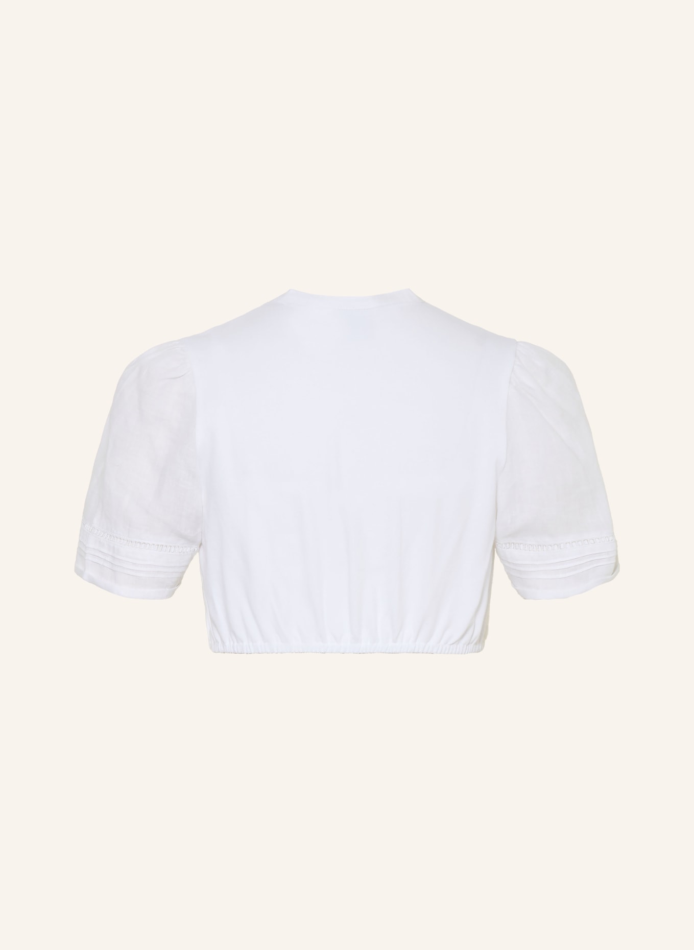 Hammerschmid Bluzka dirndl BARBARA z lnu: BIAŁY