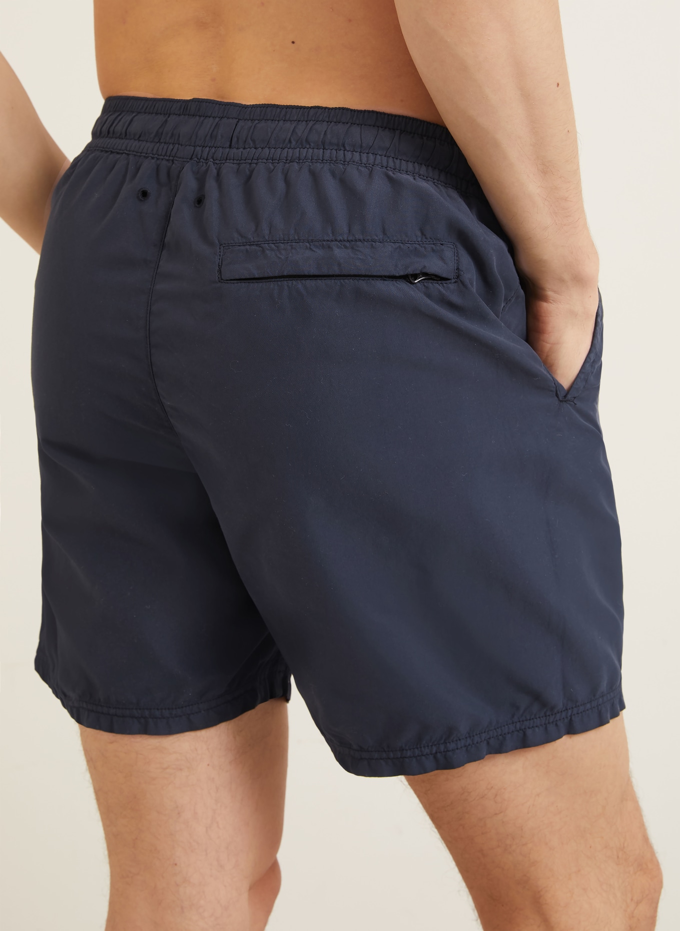 STONE ISLAND Swim shorts: DARK BLUE / CREAM / BLACK