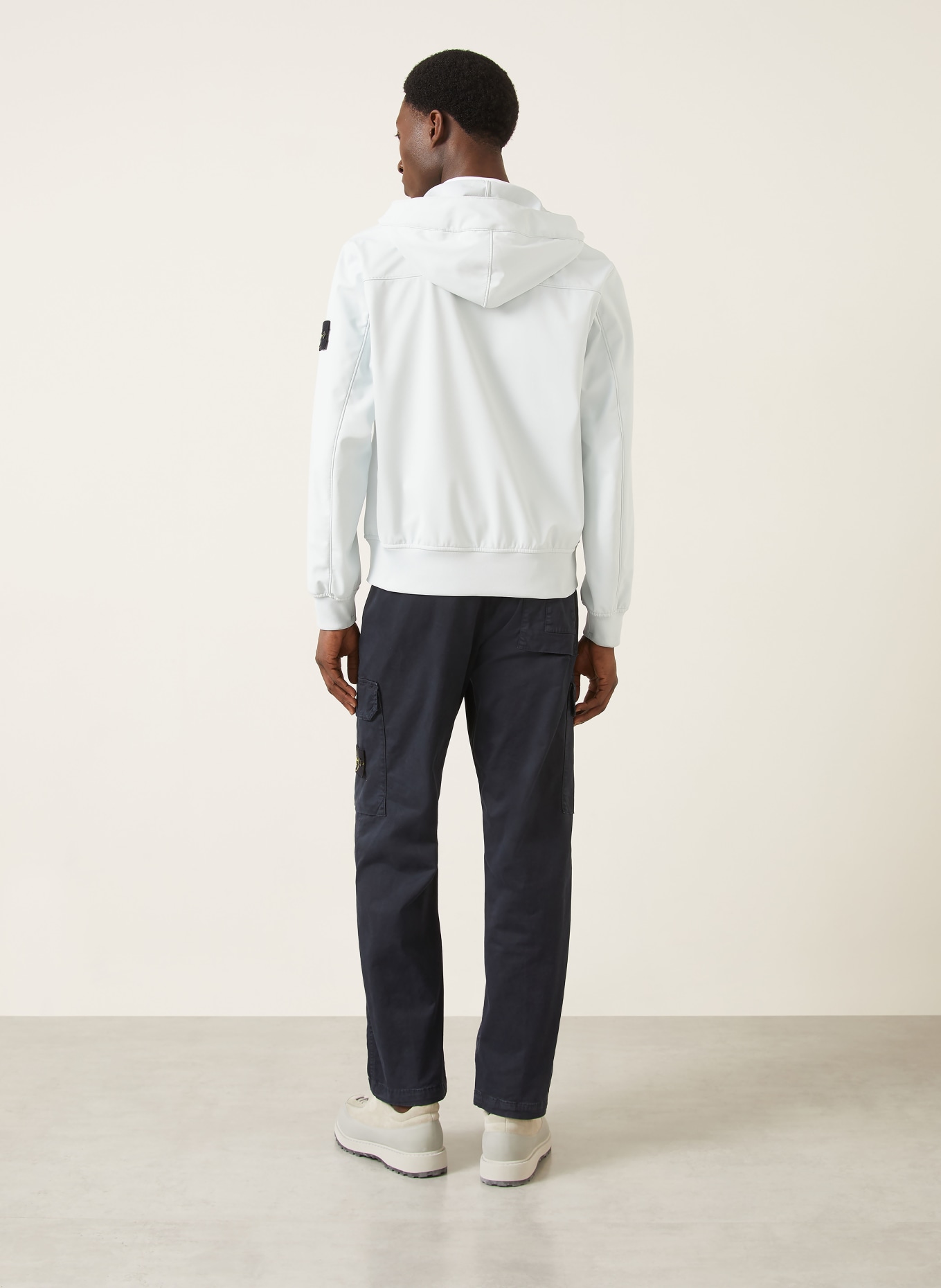 STONE ISLAND Cargohose Regular Fit: DUNKELBLAU