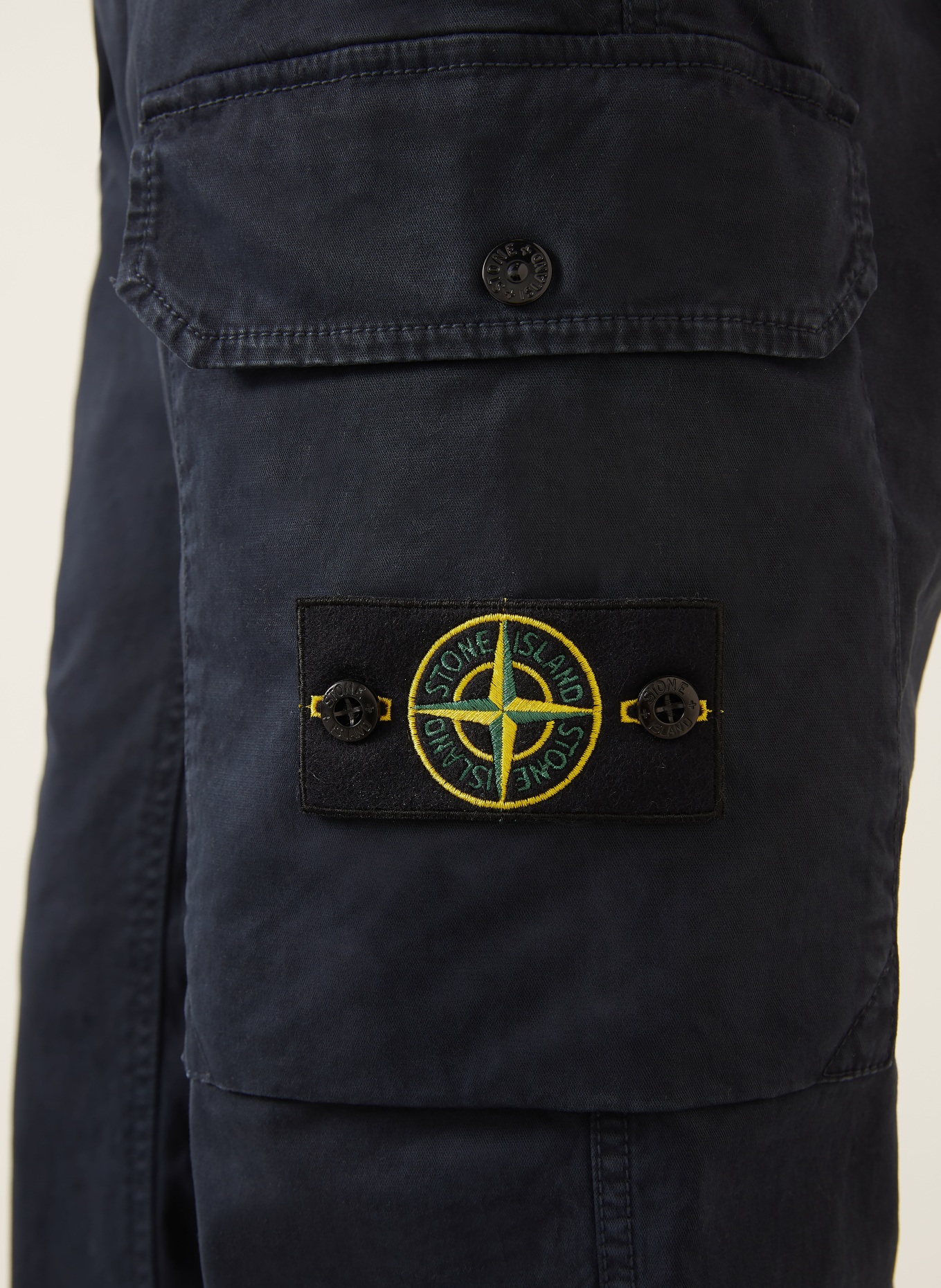 STONE ISLAND Cargohose Regular Fit: DUNKELBLAU