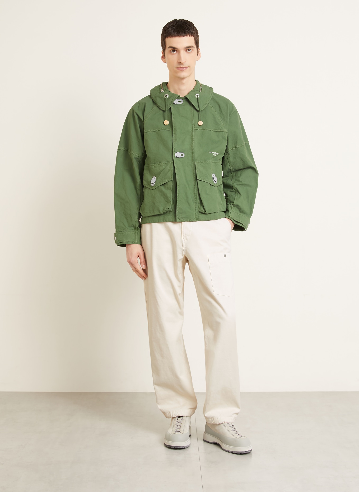 STONE ISLAND Jacket: GREEN
