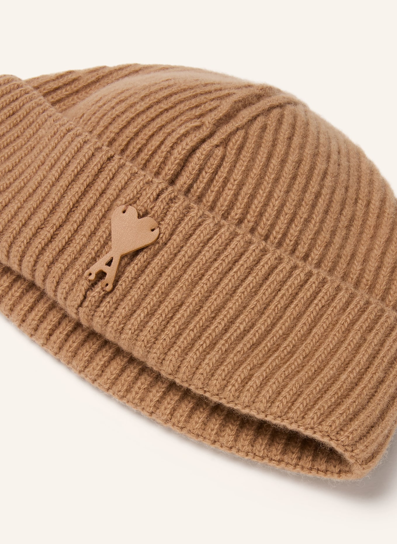 AMI PARIS Mütze aus Merinowolle: CAMEL
