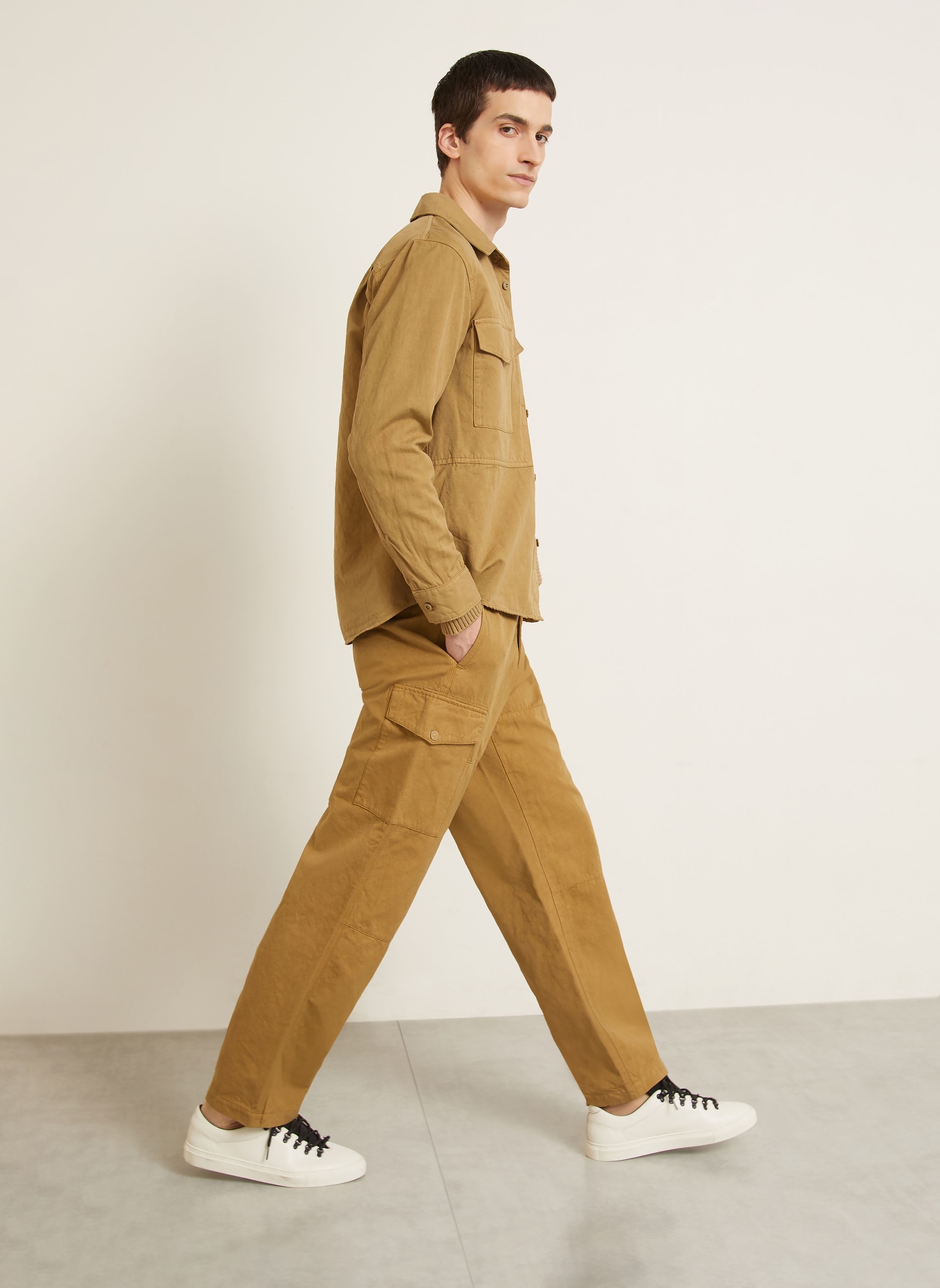 STONE ISLAND Cargohose Regular Fit: CAMEL