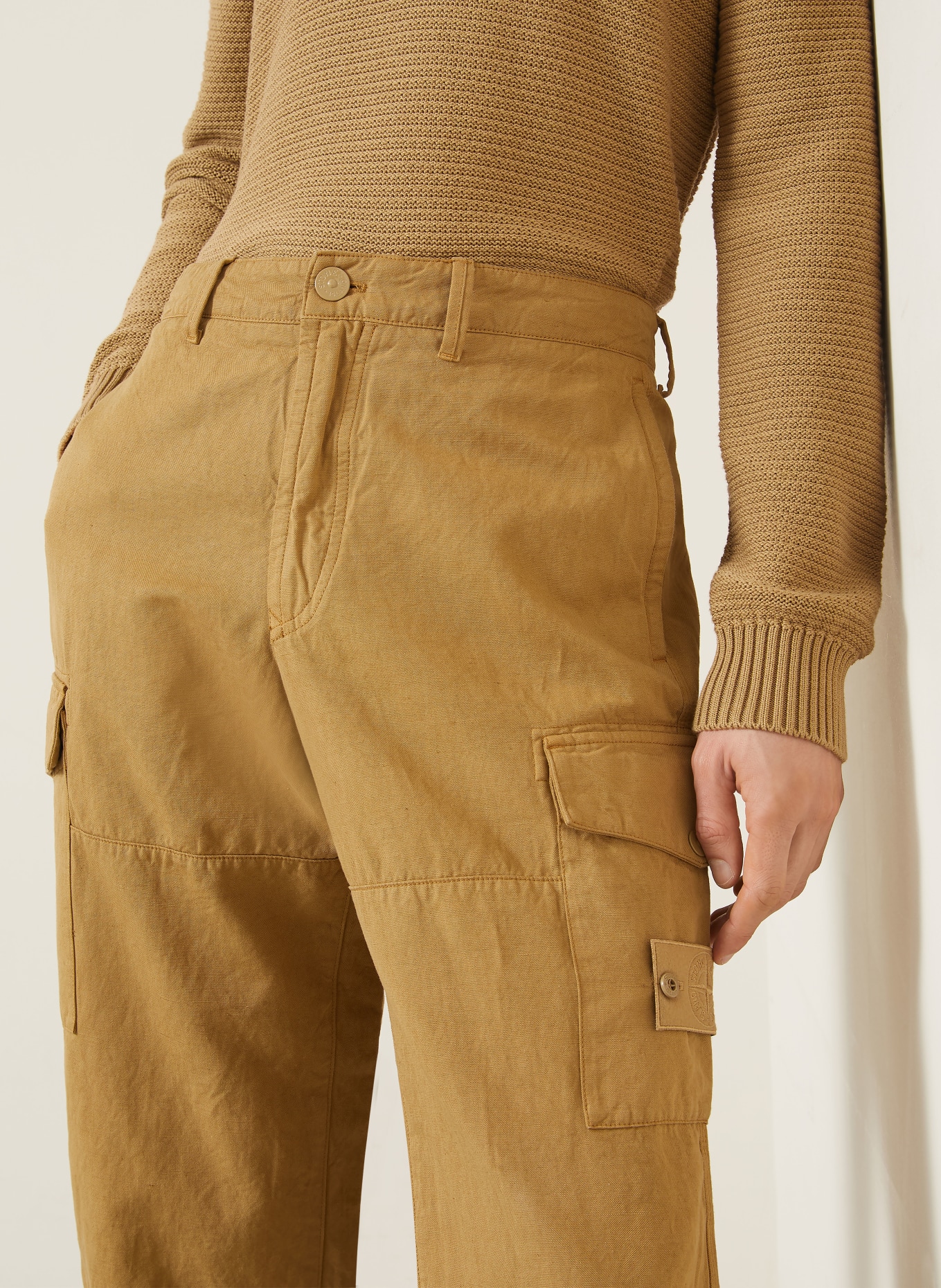 STONE ISLAND Cargohose Regular Fit: CAMEL