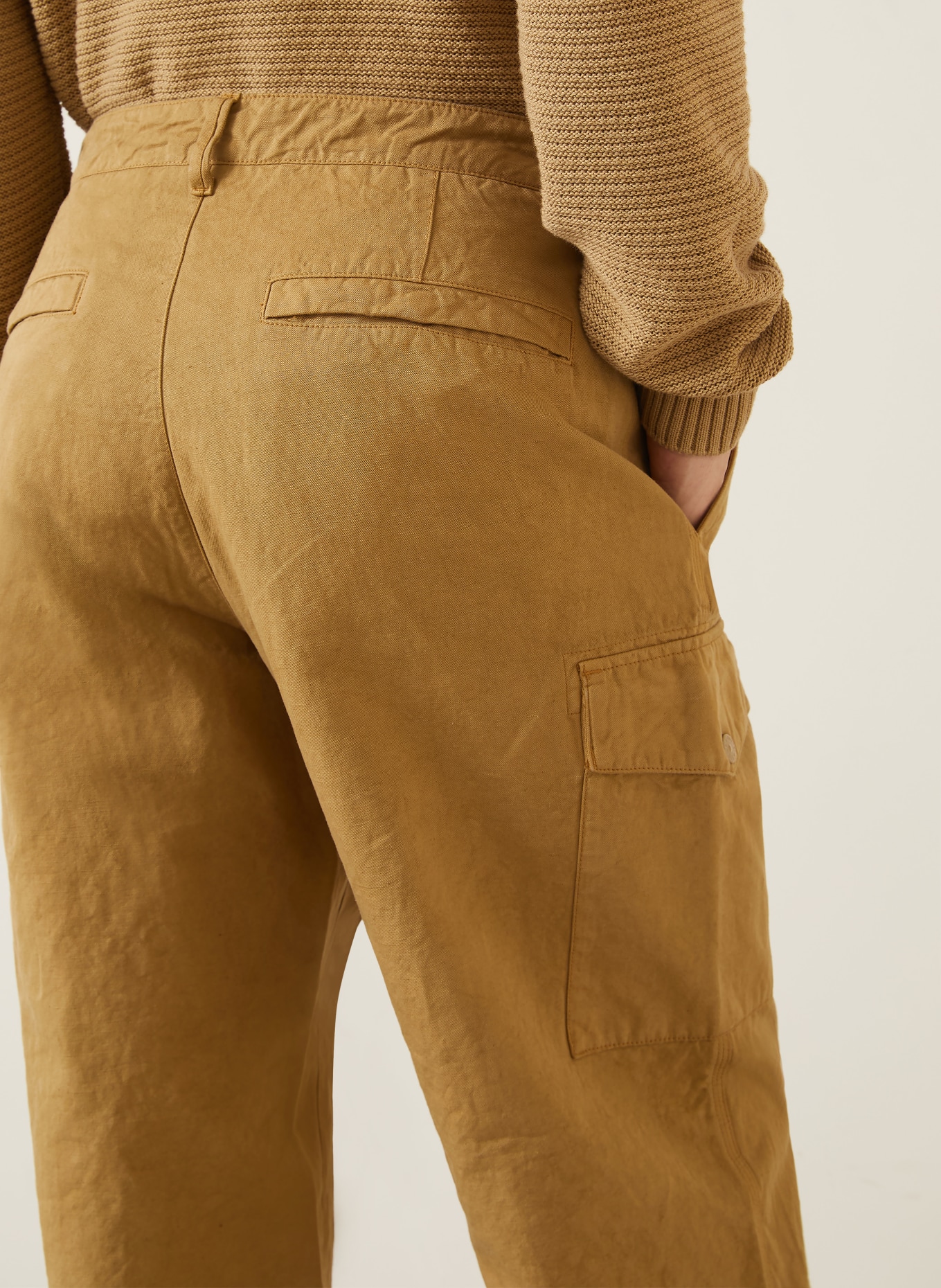 STONE ISLAND Cargohose Regular Fit: CAMEL