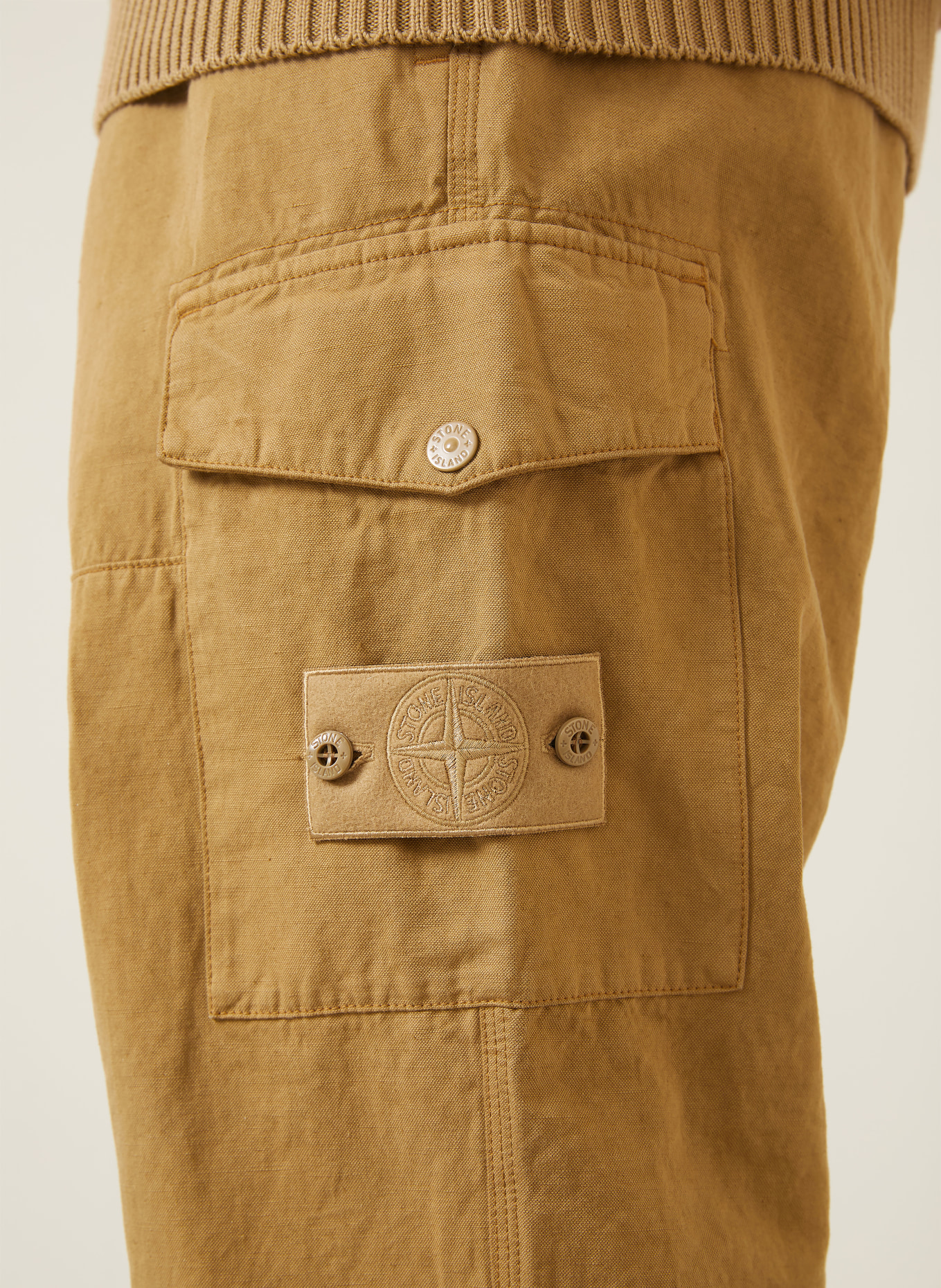 STONE ISLAND Cargohose Regular Fit: CAMEL