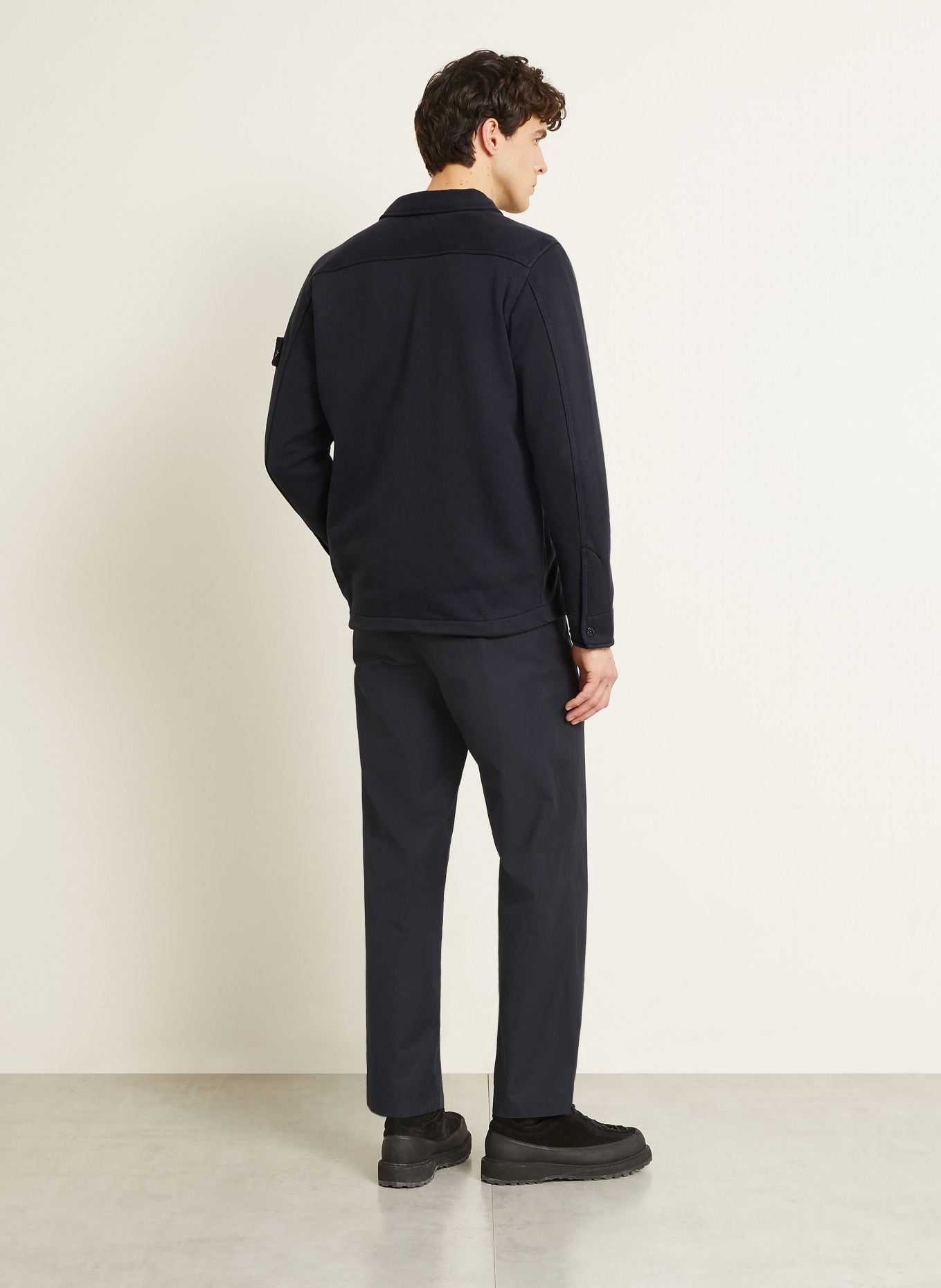 STONE ISLAND Veste sweat GHOST: BLEU FONCÉ