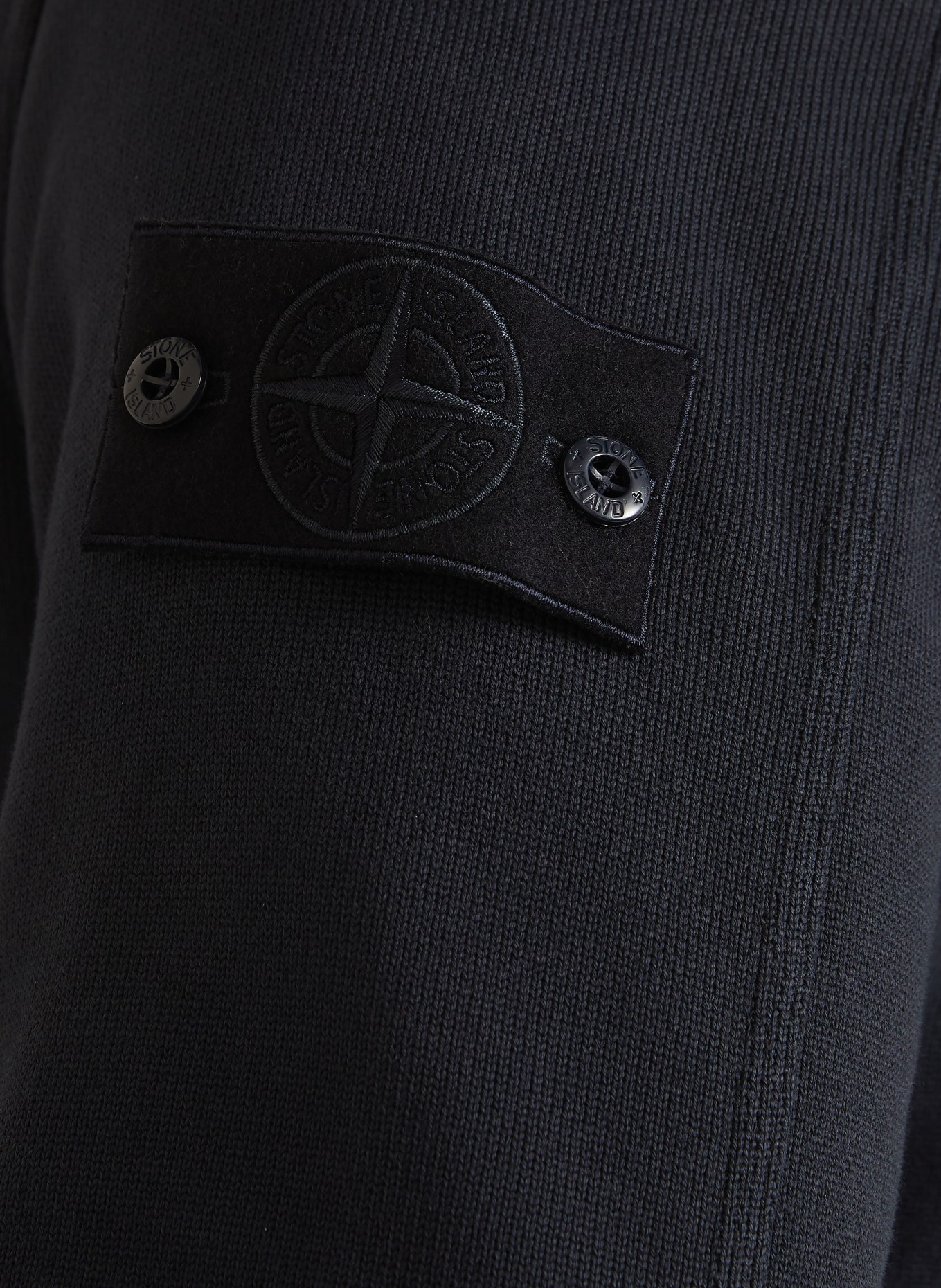 STONE ISLAND Veste sweat GHOST: BLEU FONCÉ