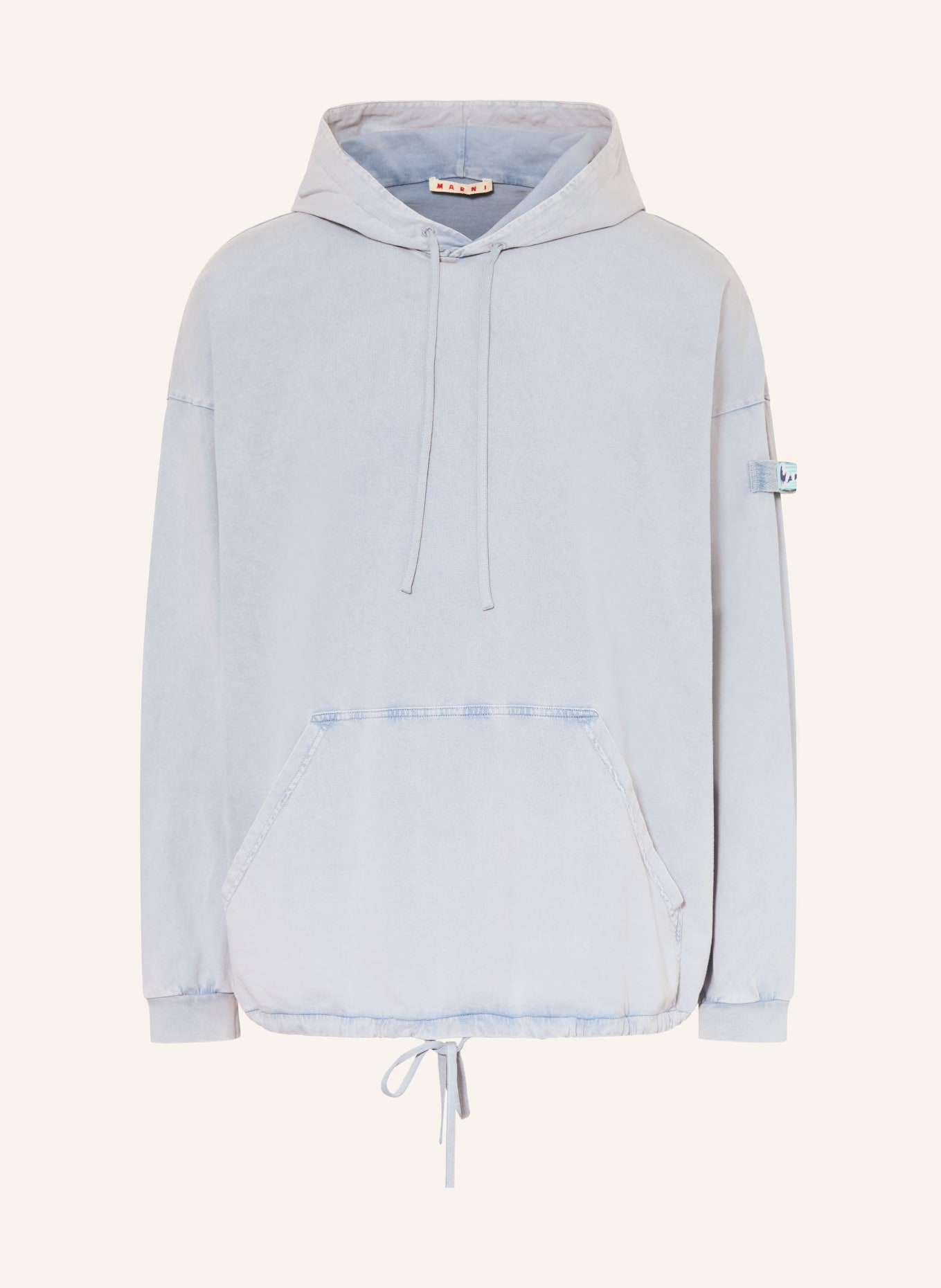MARNI Hoodie: HELLBLAU
