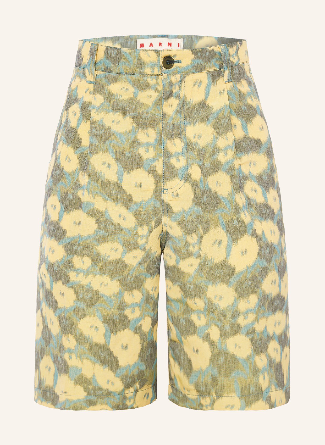 MARNI Shorts: GELB / GRAU / PETROL