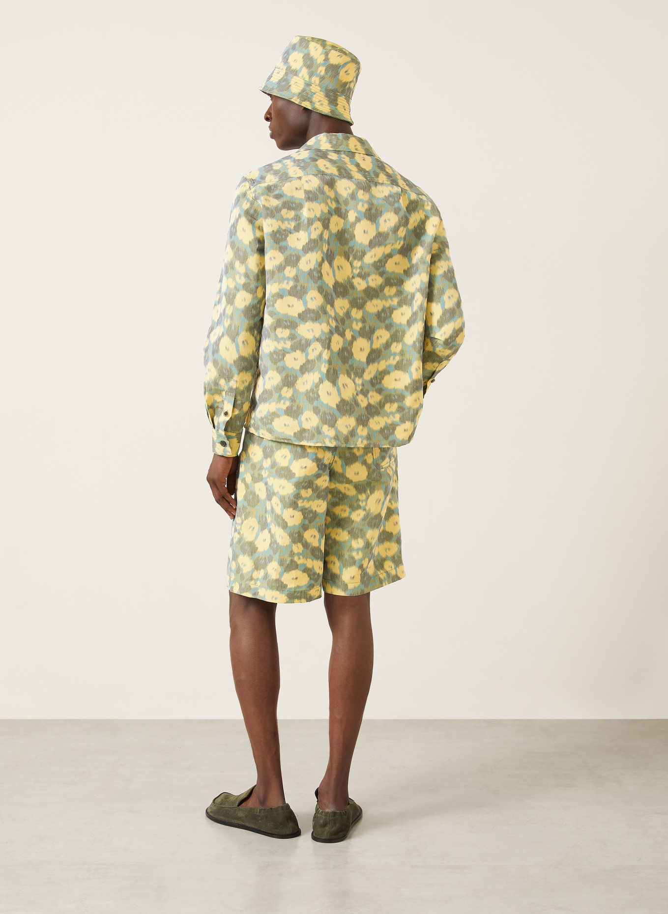 MARNI Shorts: GELB / GRAU / PETROL