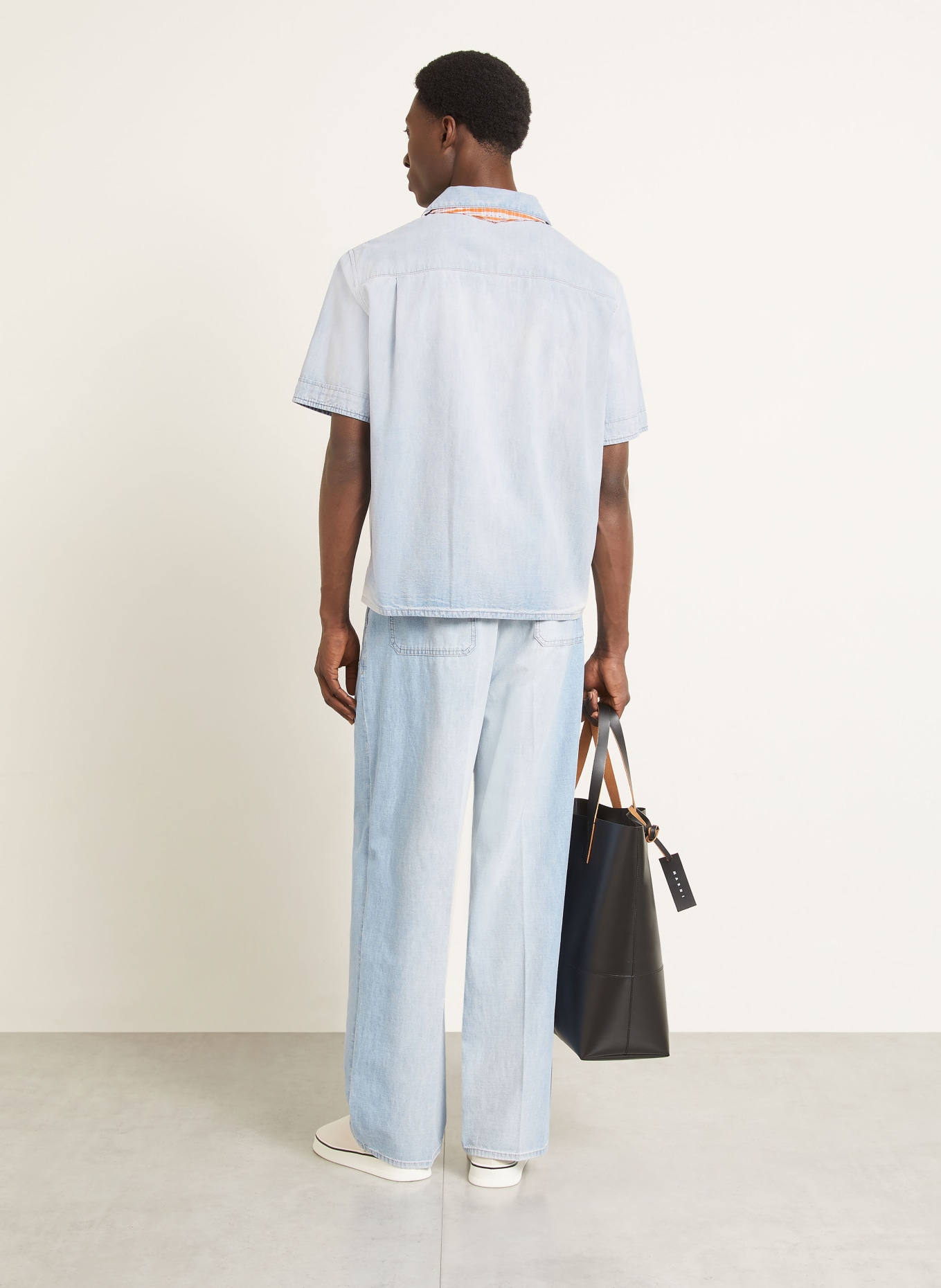 MARNI Jeans Loose Fit: 00B15 CLOUD