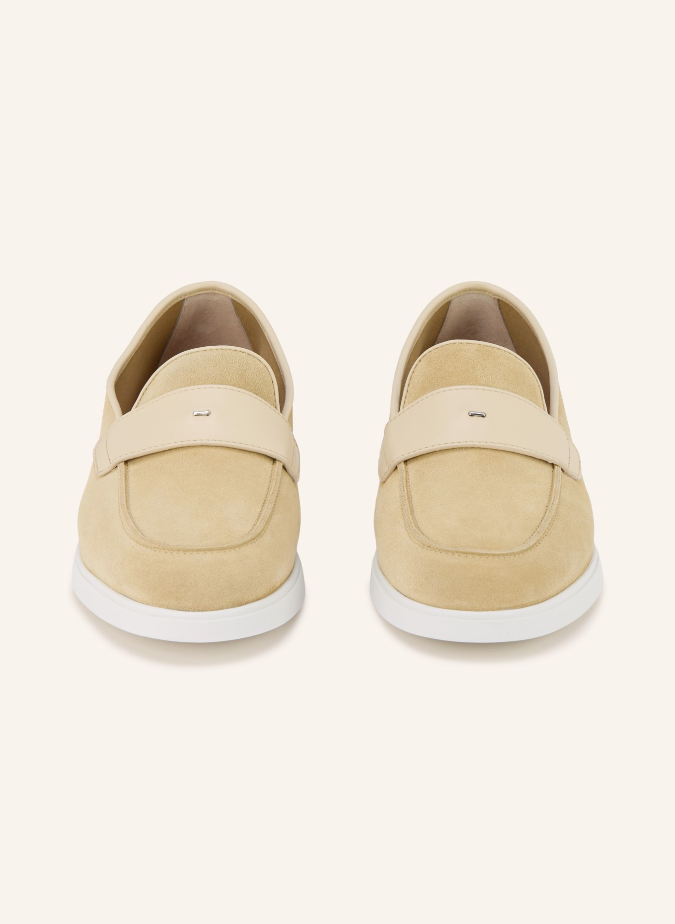 GIUSEPPE ZANOTTI DESIGN ANNAPURNA Loafers: BEIGE / ECRU