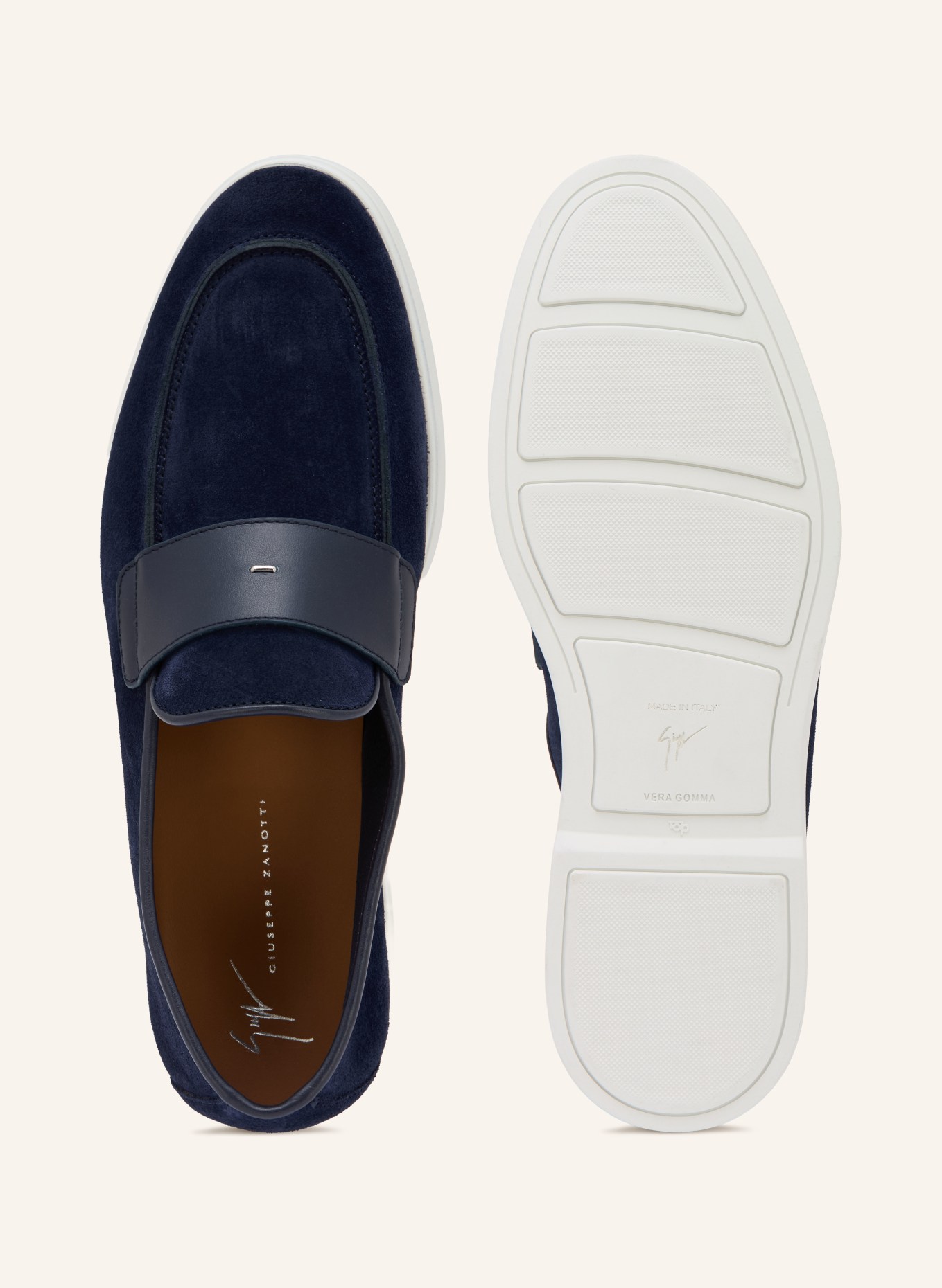 GIUSEPPE ZANOTTI DESIGN Loafer ANNAPURNA: DUNKELBLAU