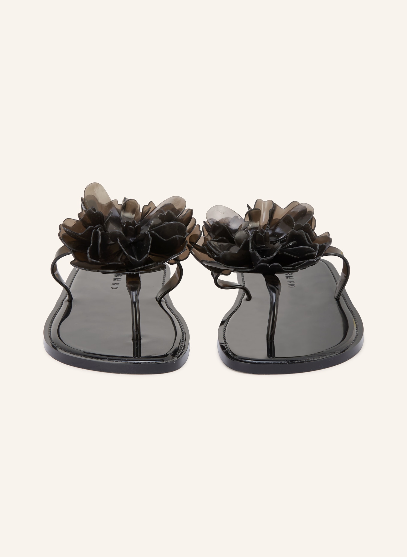 FARM RIO FLOWER JELLY Toe Separators: BLACK