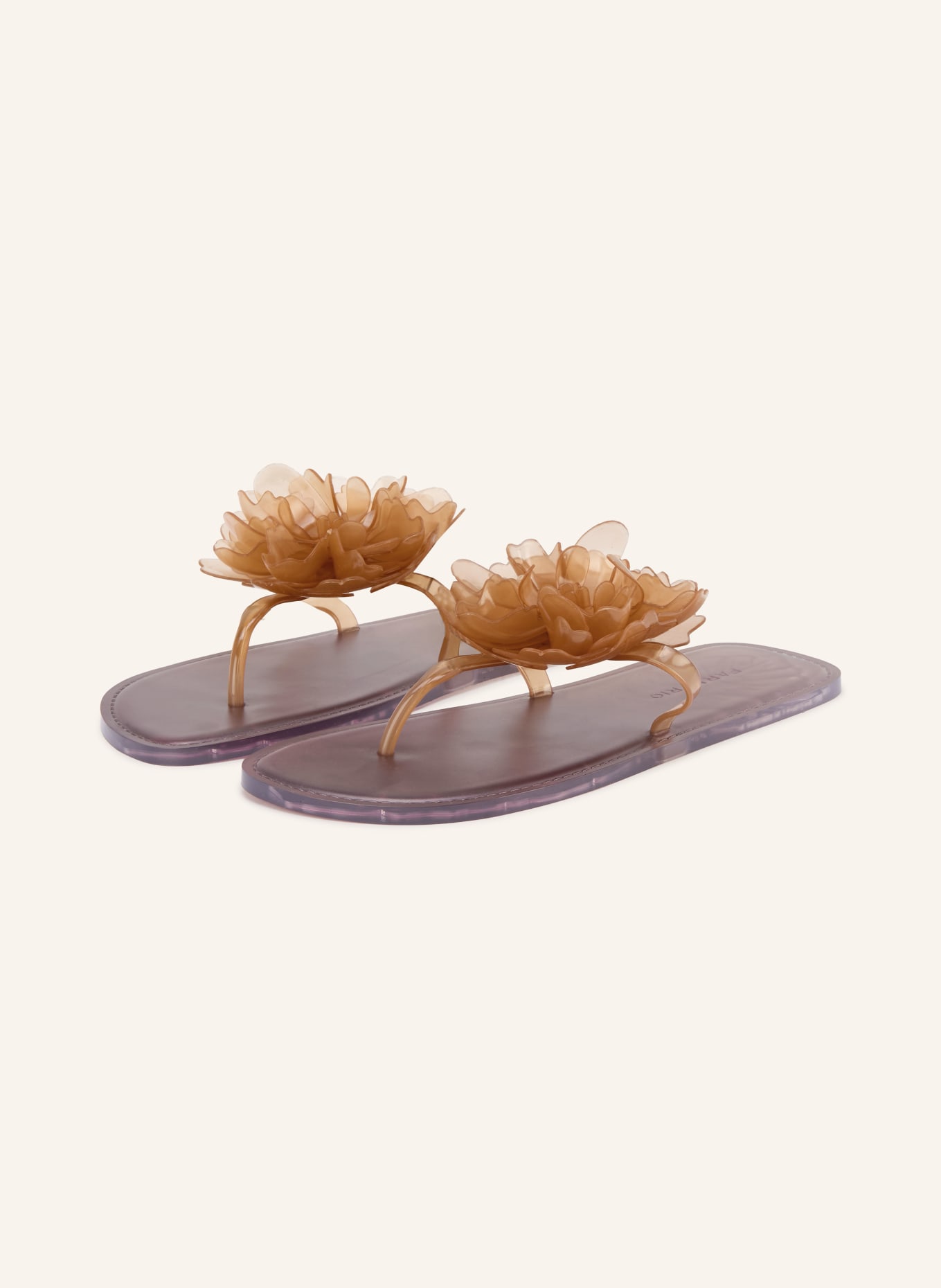 FARM RIO FLOWER JELLY Toe Separators: BEIGE